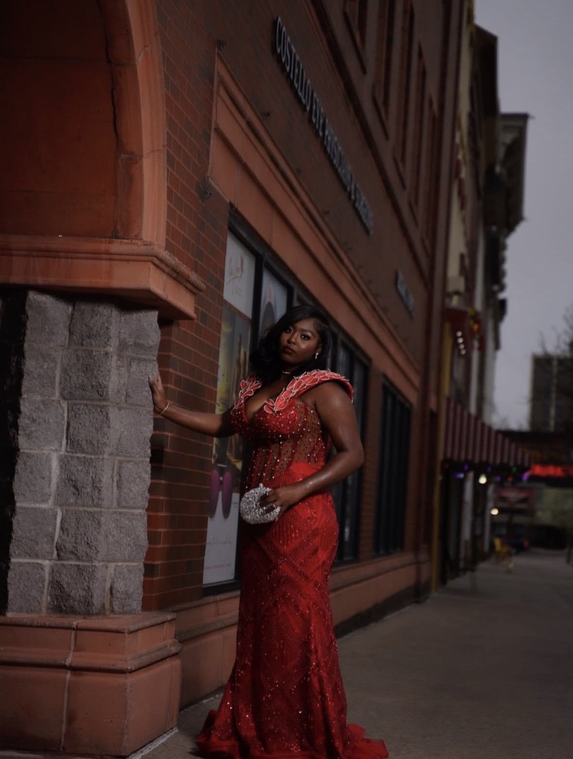 Other Red Evening Gown Size L / US 10 / IT 46 - 1 Thumbnail