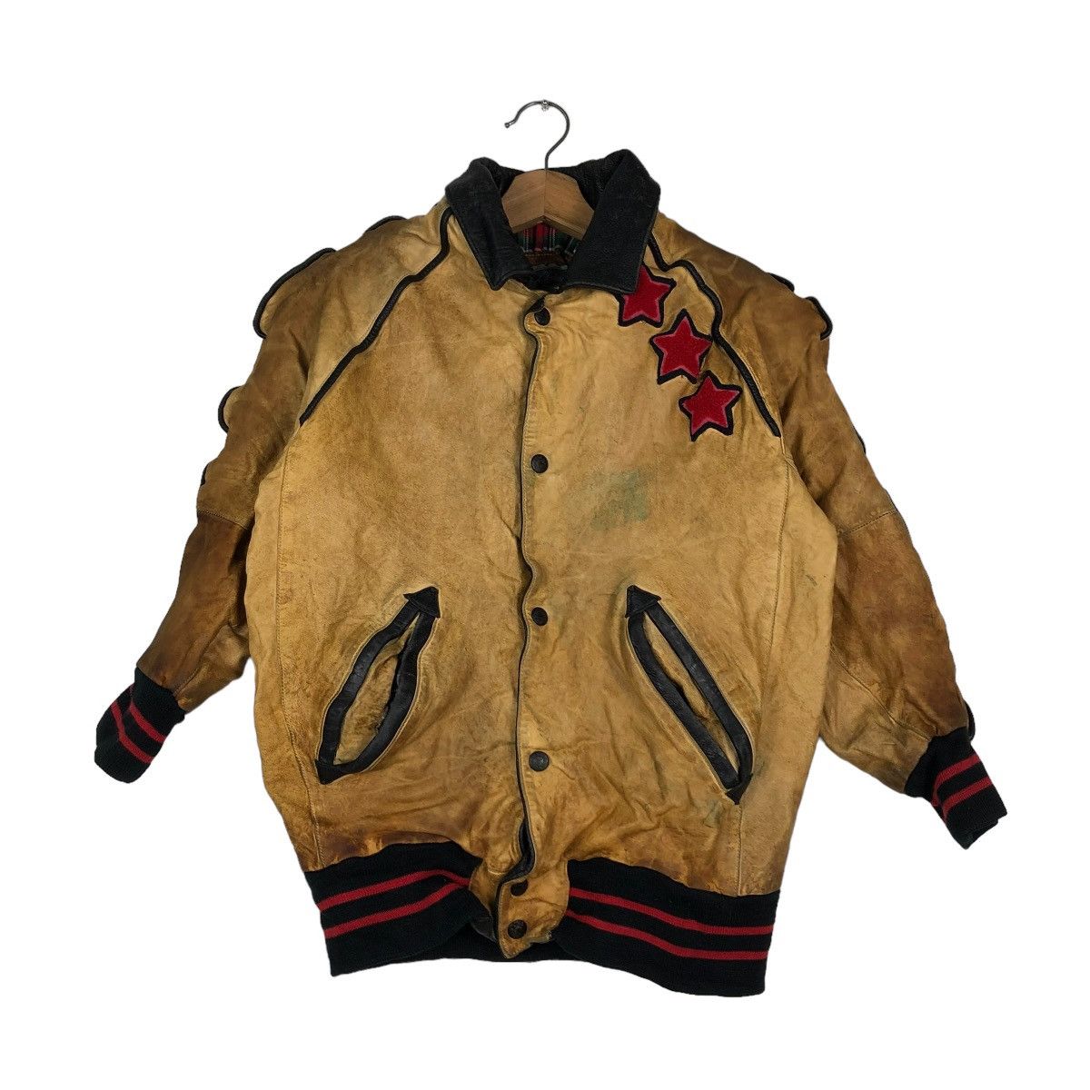 Japanese Brand 🔥VINTAGE LEATHER JACKET NORTH BEACH LEATHER ISSEY MIYAKE Size US S / EU 44-46 / 1 - 3 Thumbnail