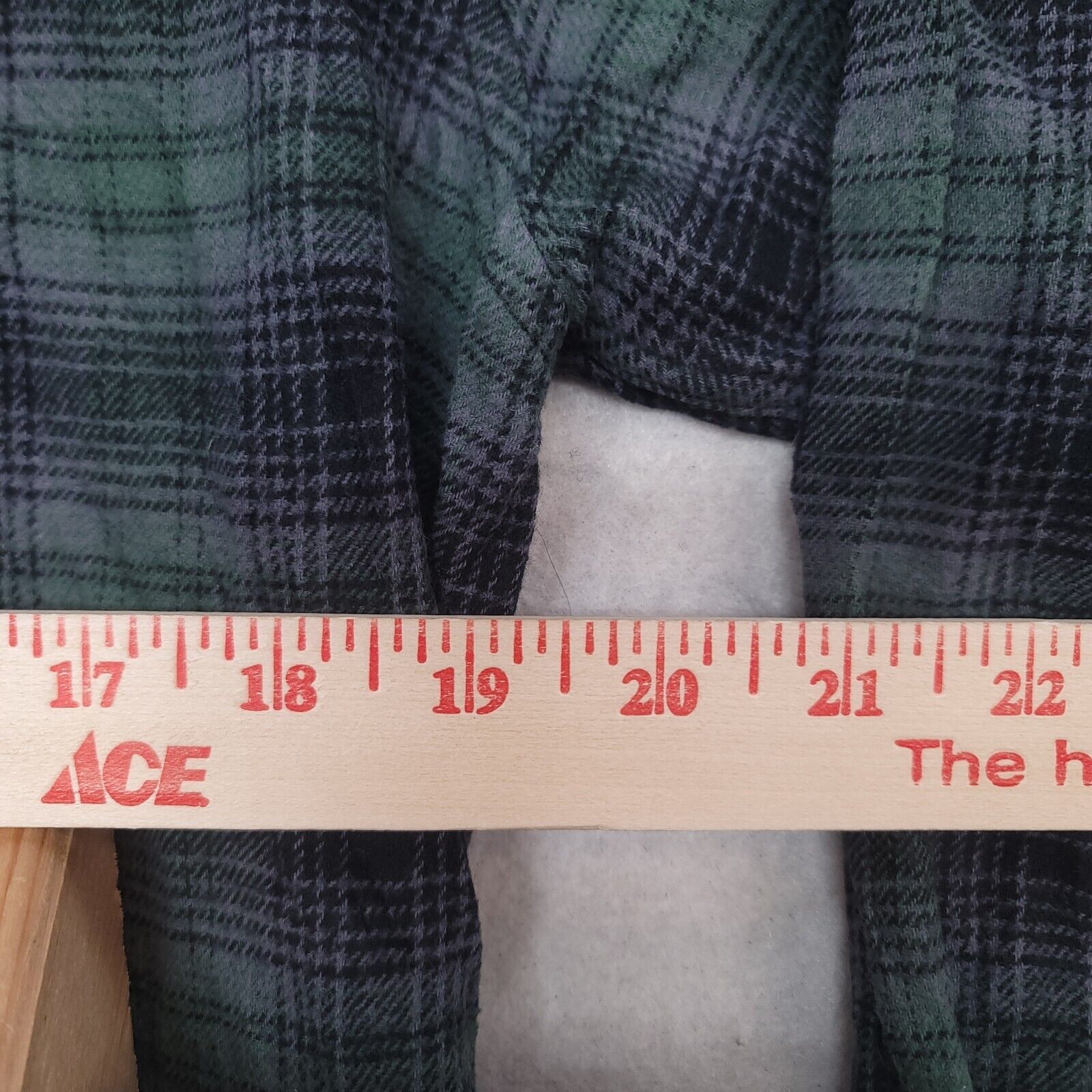 Pacsun PacSun Tartan Flannel Shirt Mens Size Large L Green Black Size US L / EU 52-54 / 3 - 8 Thumbnail