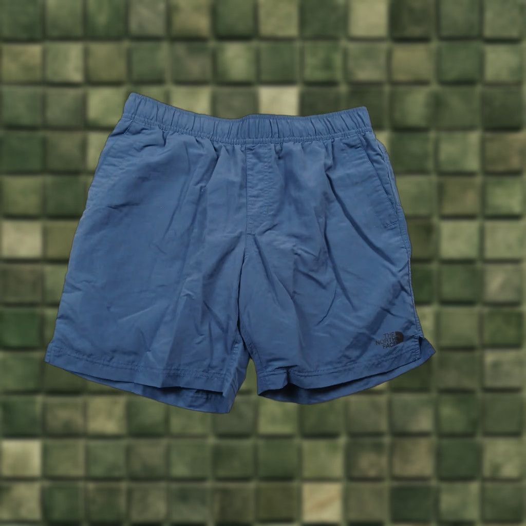 The North Face The North Face Shorts Mens M Blue Hiking Regular | Nylon Polyester Knit Belted Comfort Activewear Outdoor Size US 31 - 1 Thumbnail