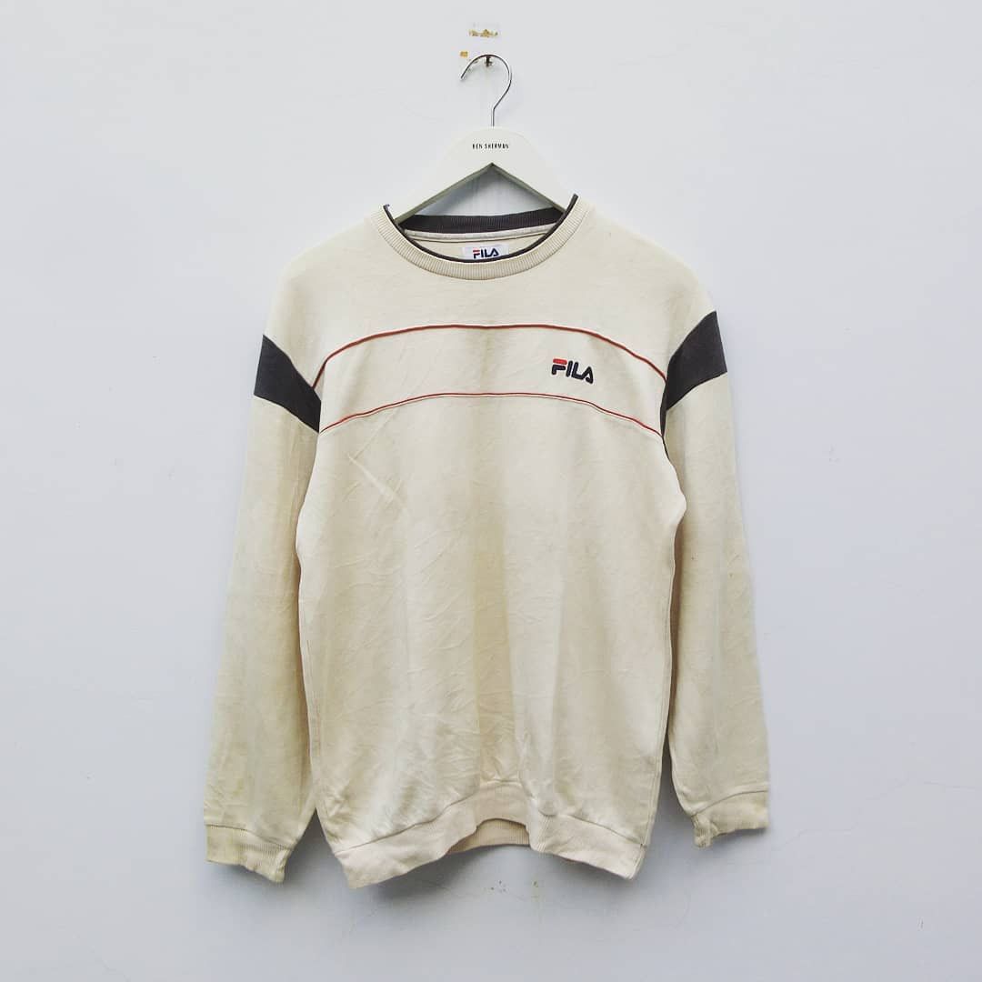 Fila Fila long Sleeved pull over sweater White Size M Size US M / EU 48-50 / 2 - 1 Preview