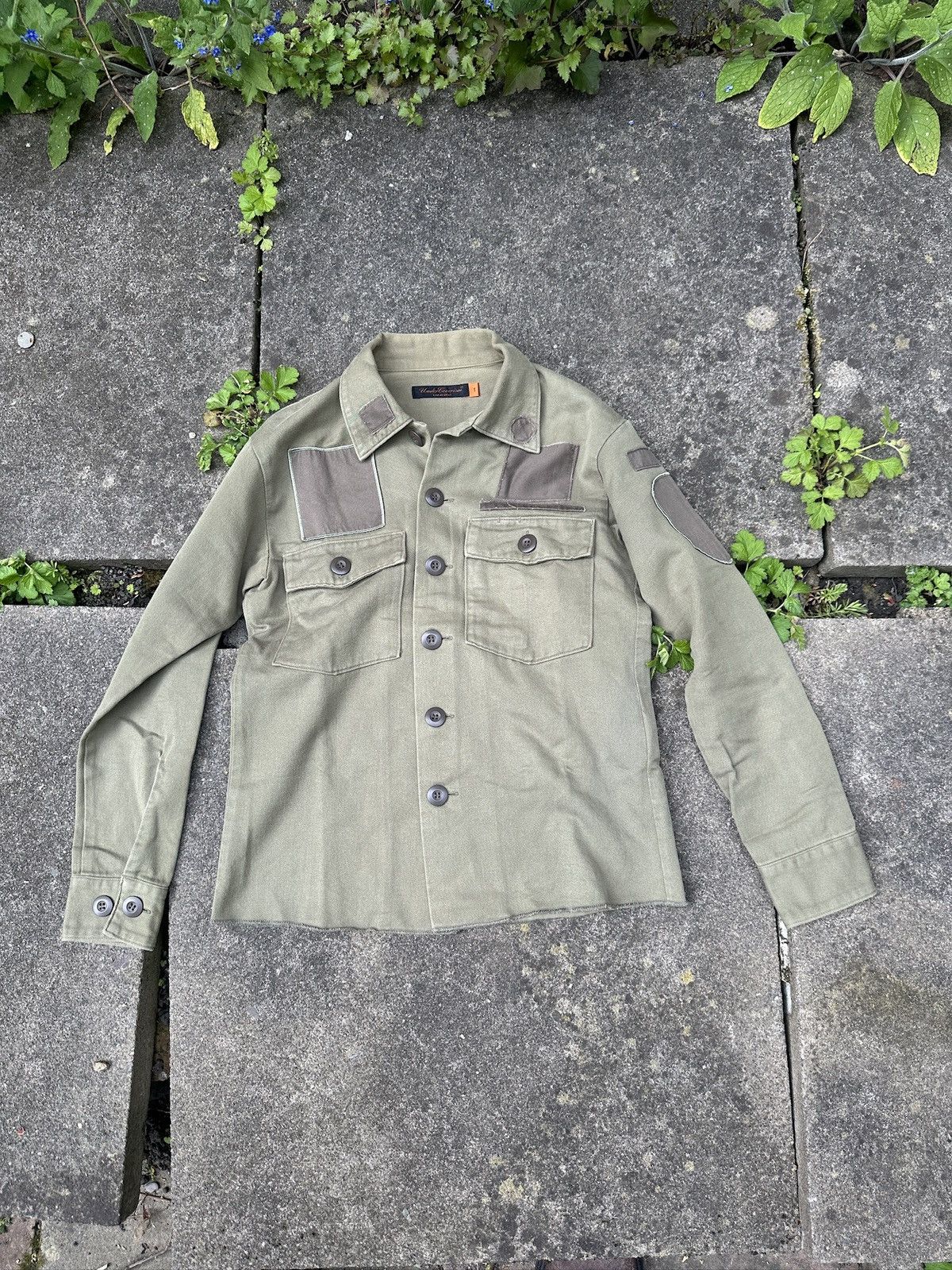Jun Takahashi × Undercover Undercover SS03 Patchwork Military Shirt “CAN” Size US S / EU 44-46 / 1 - 1 Thumbnail