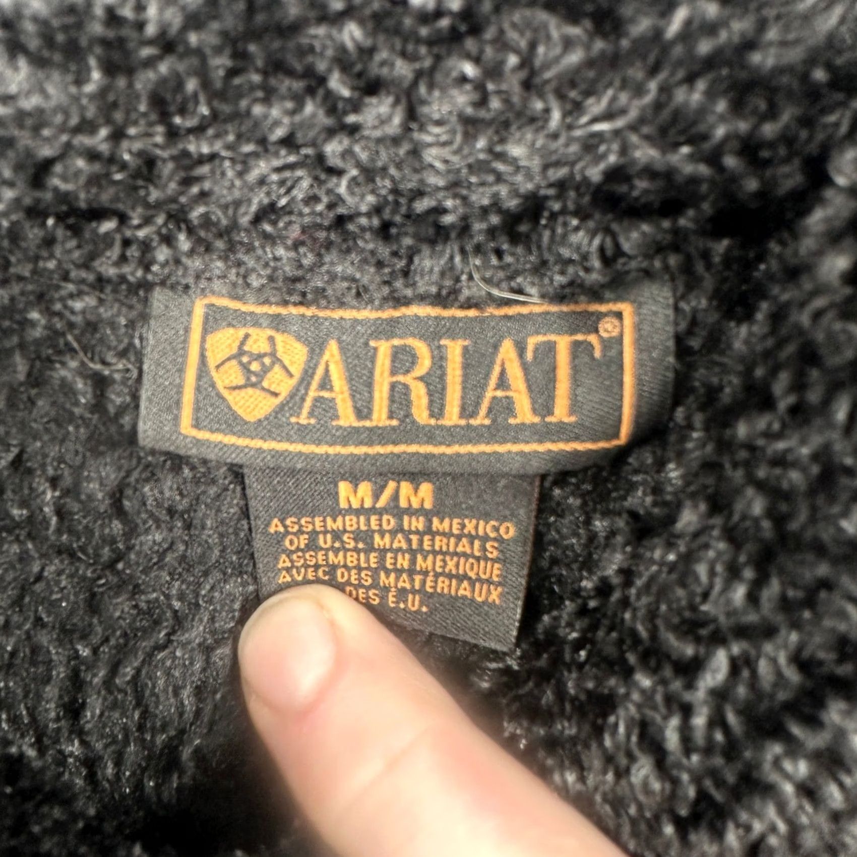 Ariat Ariat Fleece Jacket - Womens M/M Black Size M / US 6-8 / IT 42-44 - 4 Thumbnail