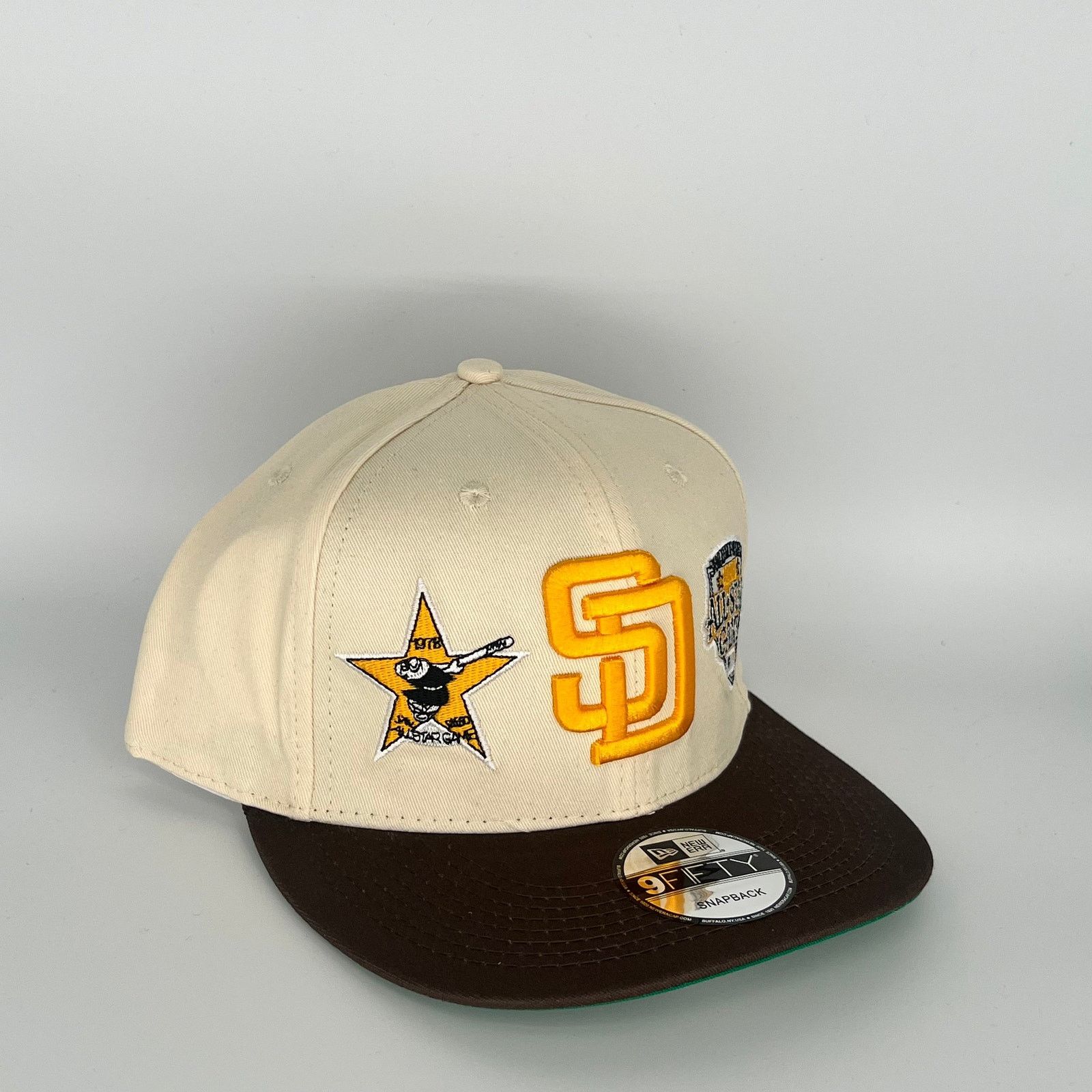 New Era Khaki Brown San Diego Padres 1992 All Star Game New Era MLB Size ONE SIZE - 1 Thumbnail
