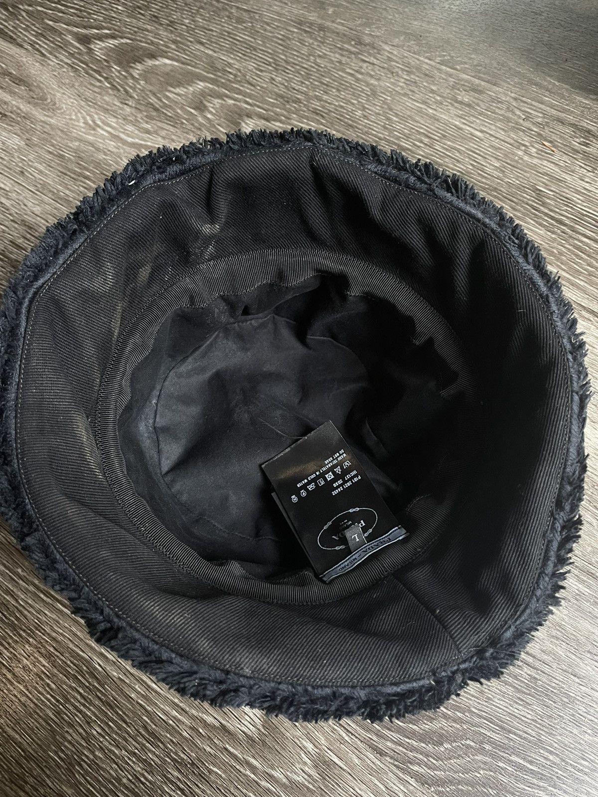 Prada Prada Black Bucket Hat Terrycloth Size ONE SIZE - 4 Thumbnail