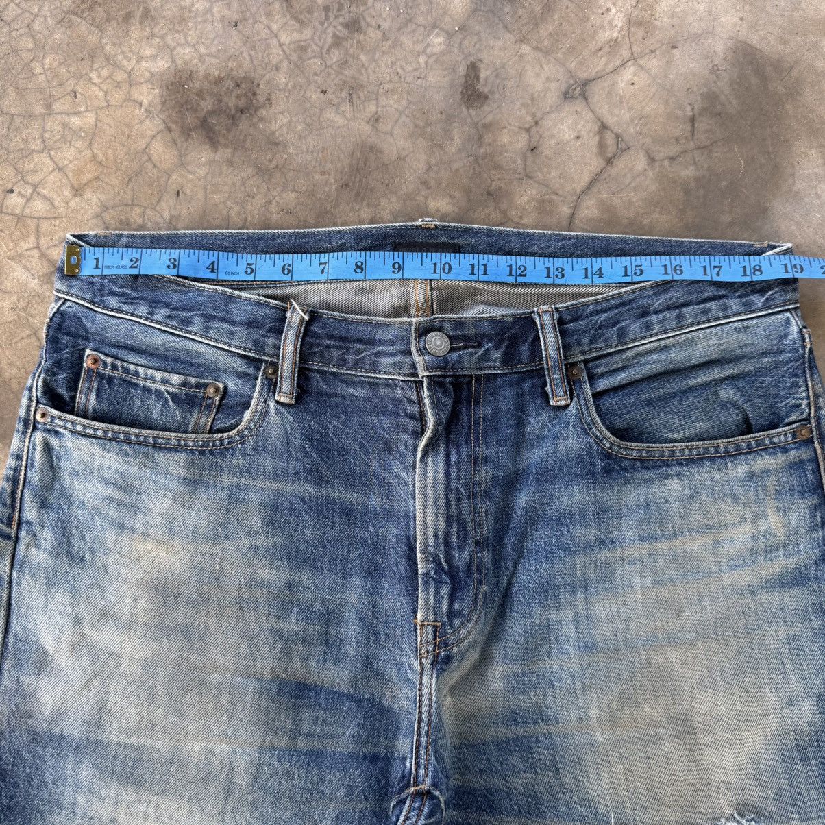 Japanese Brand W38 Vintage Japanese Rusty Mud Washer Denim Jean Pants Size US 38 / EU 54 - 5 Thumbnail