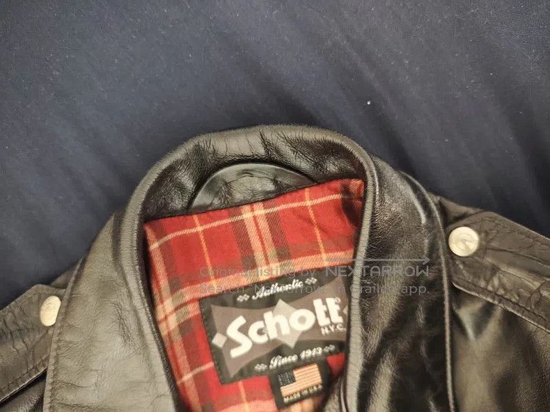 Schott Schott 626 Leather Jacket Size US S / EU 44-46 / 1 - 9 Thumbnail