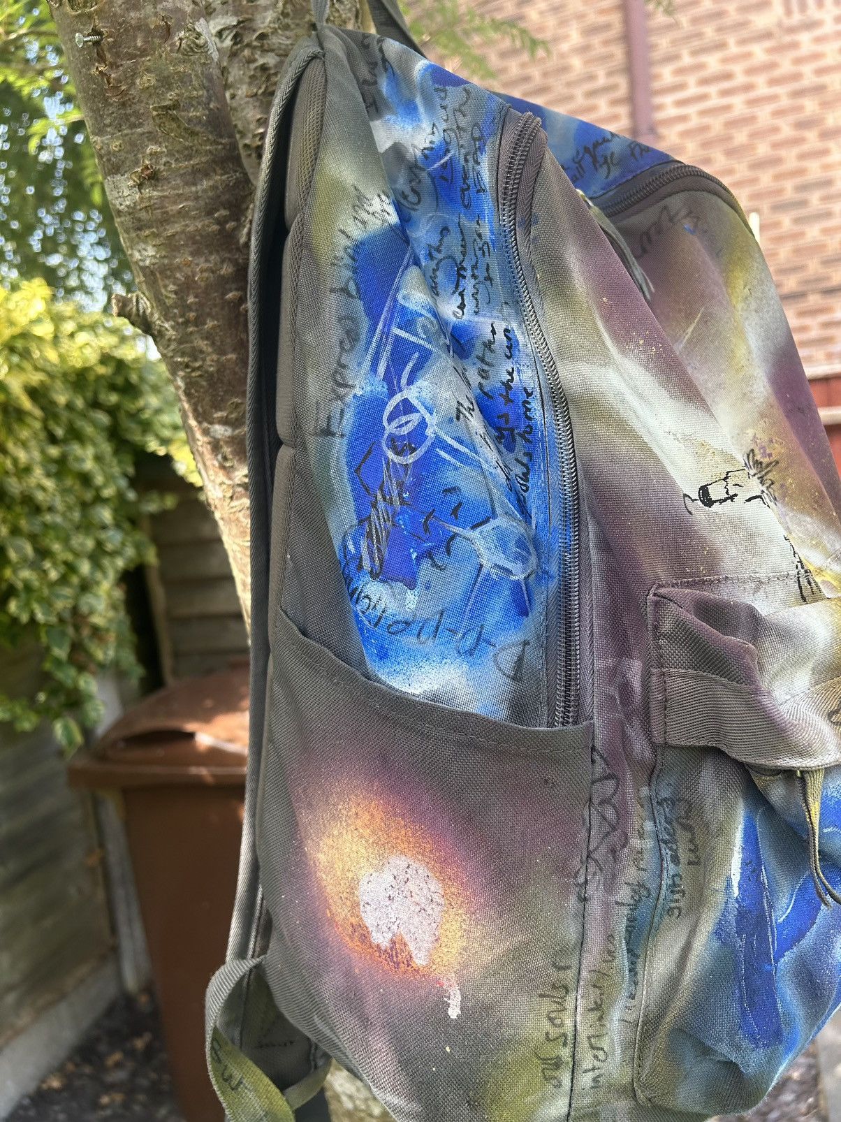 Nike Nike Airmax Custom Painted Backpack Size ONE SIZE - 8 Thumbnail