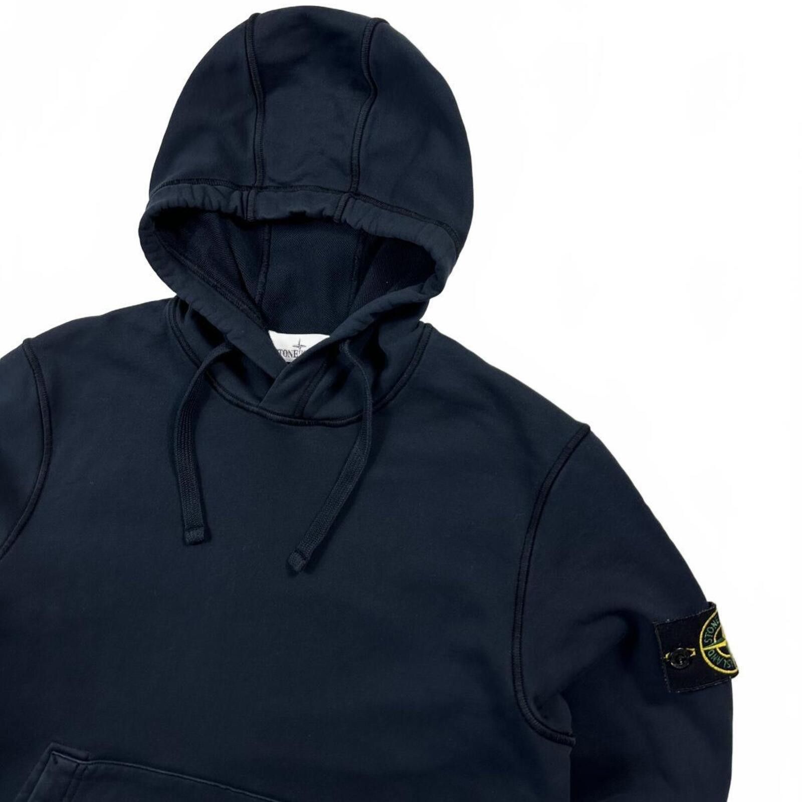 Stone Island Stone Island Cotton Pullover Hoodie Navy Blue Small Size US S / EU 44-46 / 1 - 2 Thumbnail