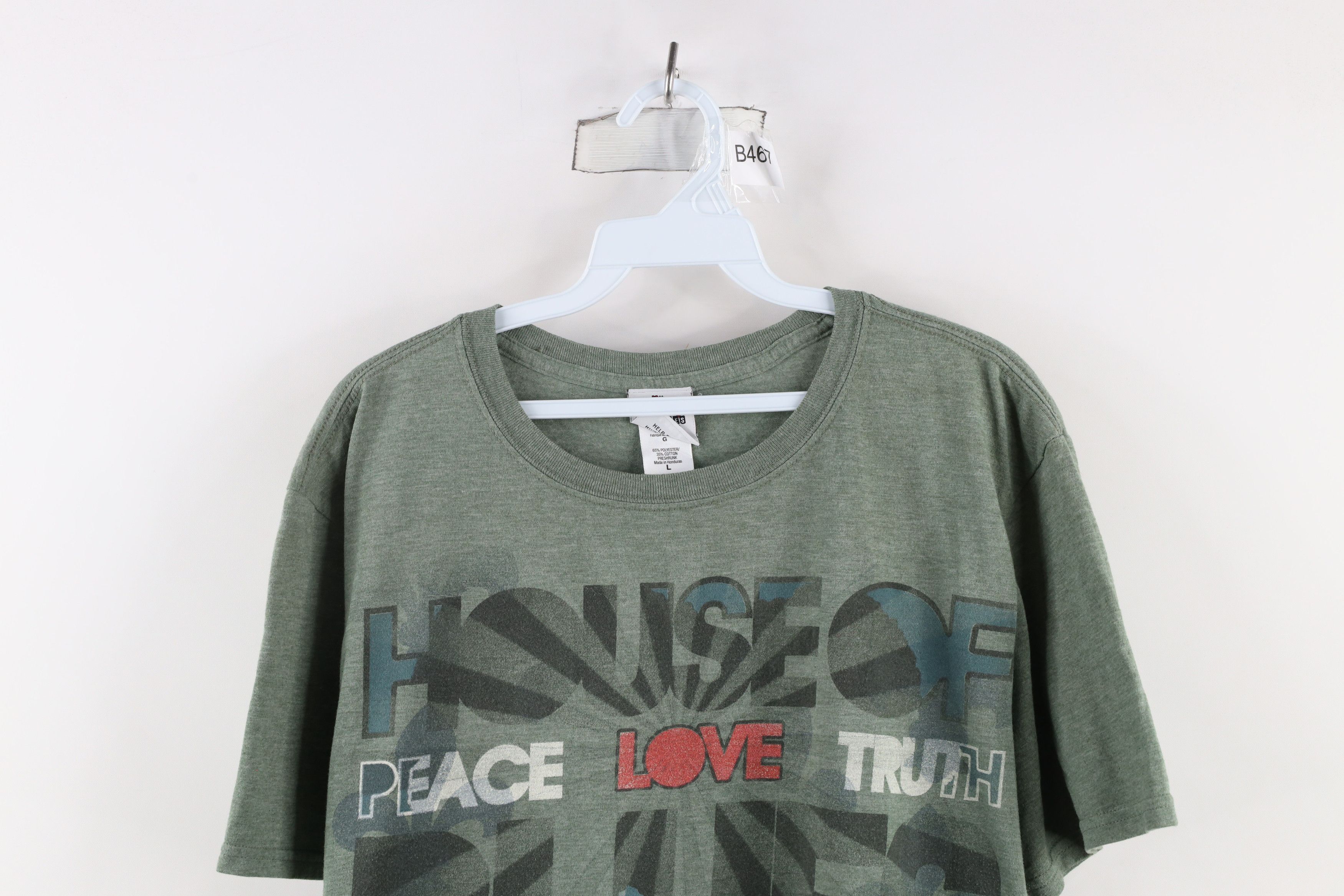 Vintage Vintage House of Blues Guitar All Over Print T-Shirt Green Size US L / EU 52-54 / 3 - 2 Thumbnail