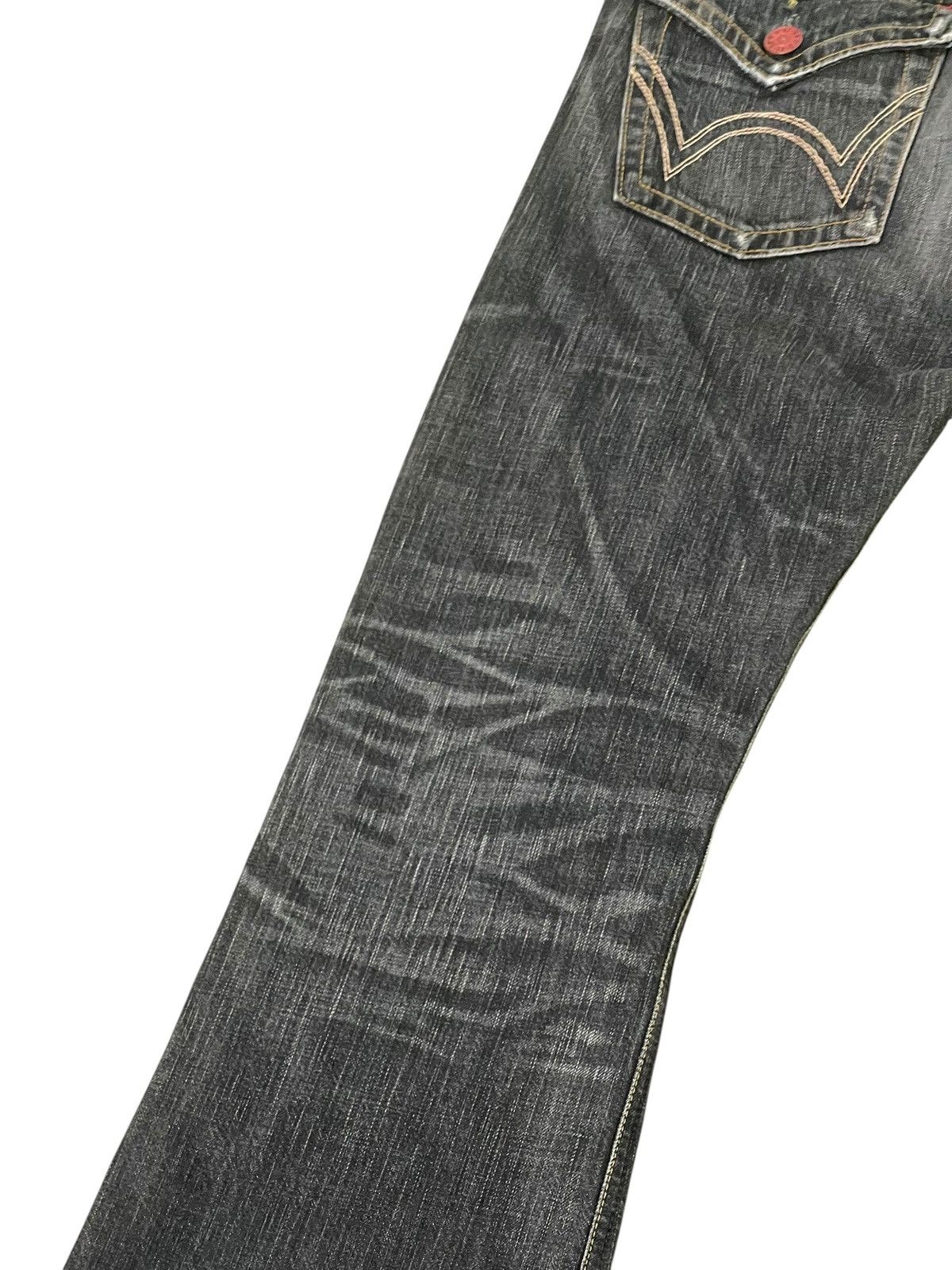 Edwin Flare Jeans Edwin 503 Japan Faded Distress Boot Cut 2🟦1 Size US 32 / EU 48 - 16 Thumbnail
