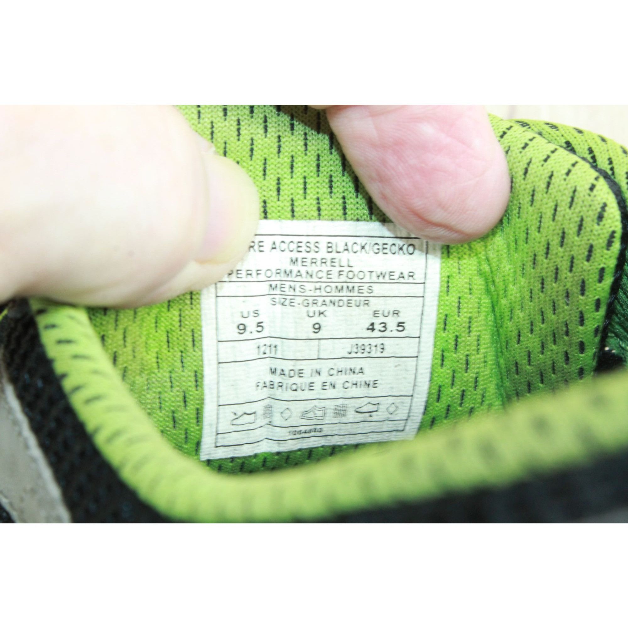 Merrell Merrell Bare Access Gray Black Running Shoes 9.5 Size US 9.5 / EU 42-43 - 8 Thumbnail