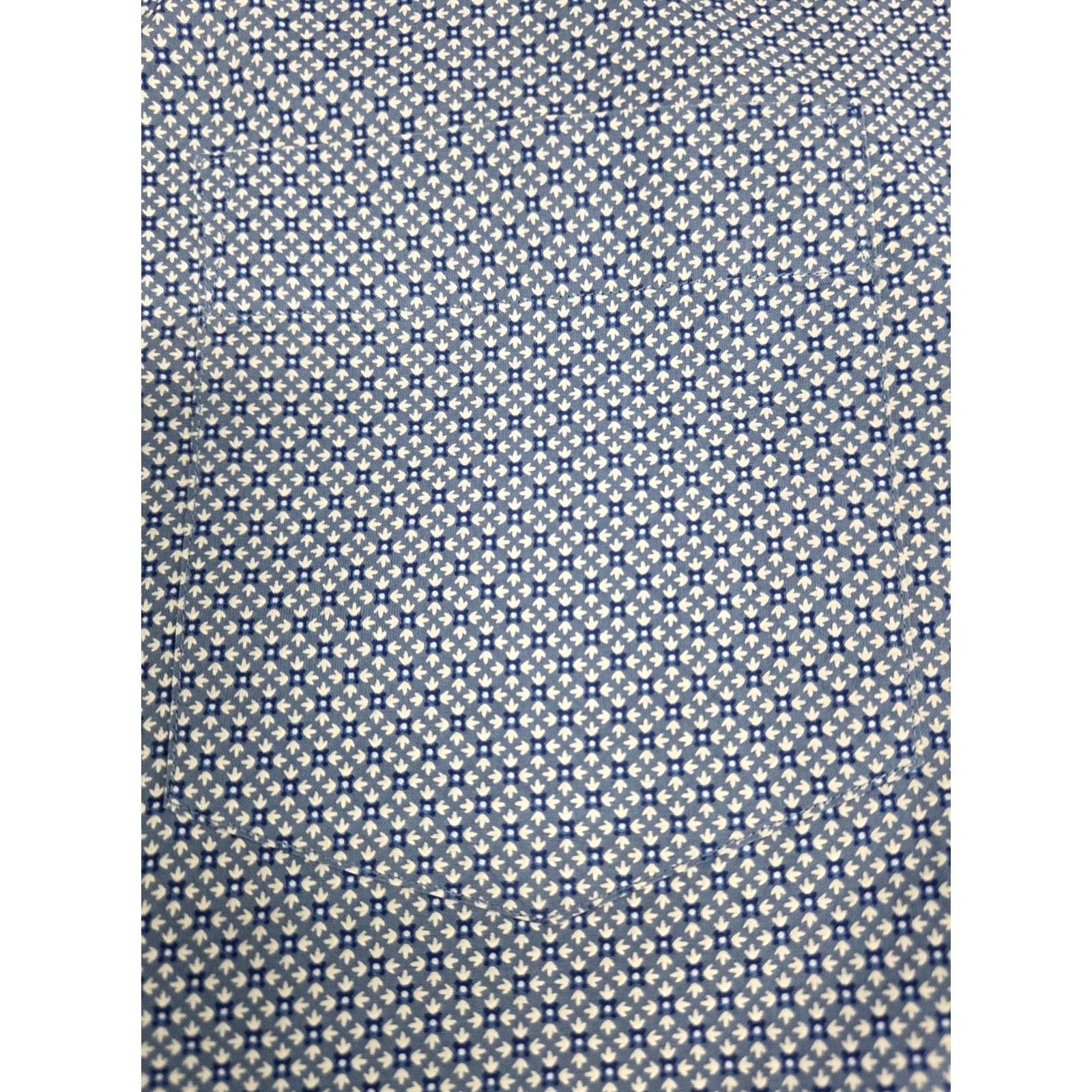 Banana Republic Banana Republic Mens Slim Fit Short Sleeve Button Up Blue Shirt Size L Size US L / EU 52-54 / 3 - 4 Thumbnail