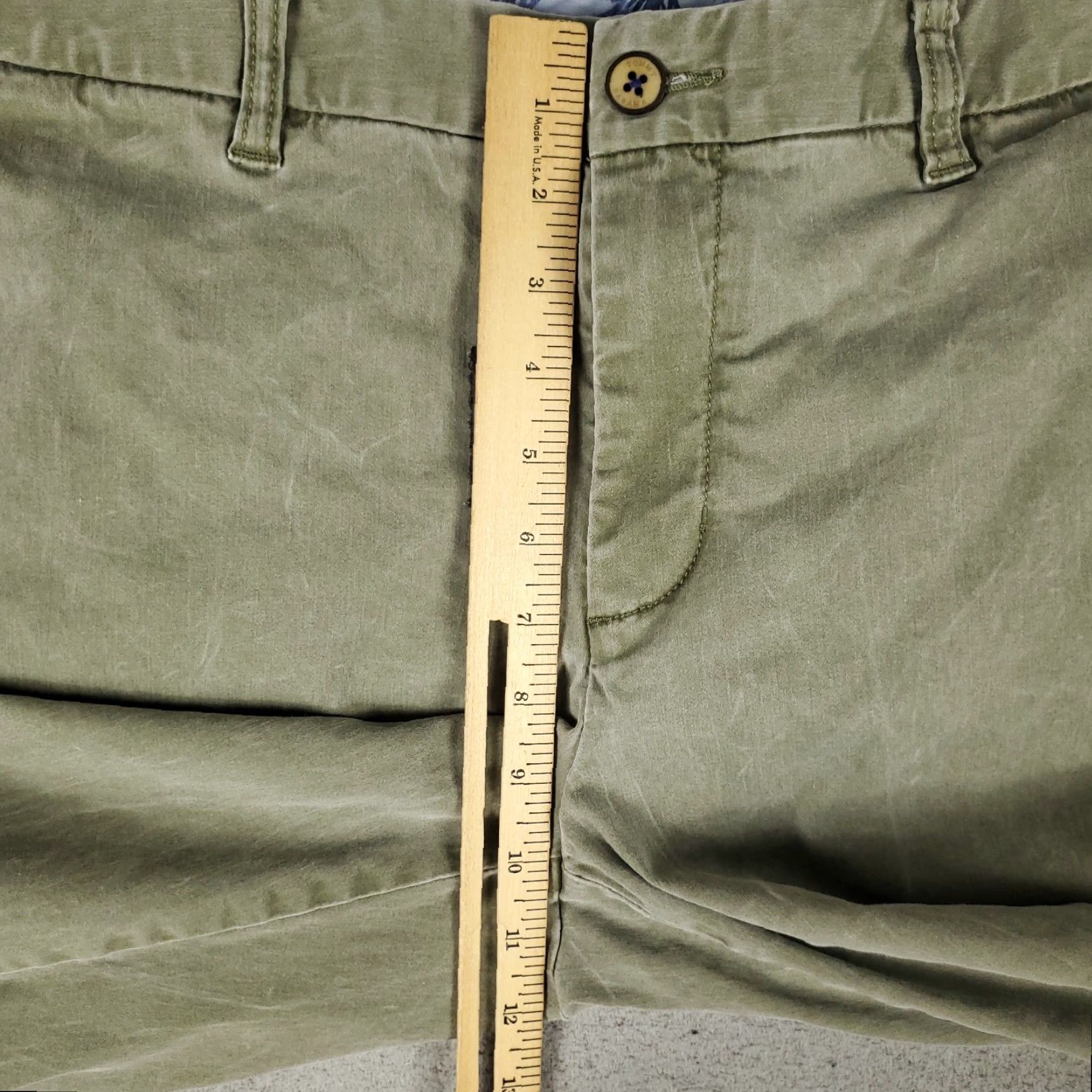 Tommy Bahama Tommy Bahama Chino Pants Mens 35x31 Gray Stretch 5 Pocket Casual Trousers Size US 35 - 5 Thumbnail