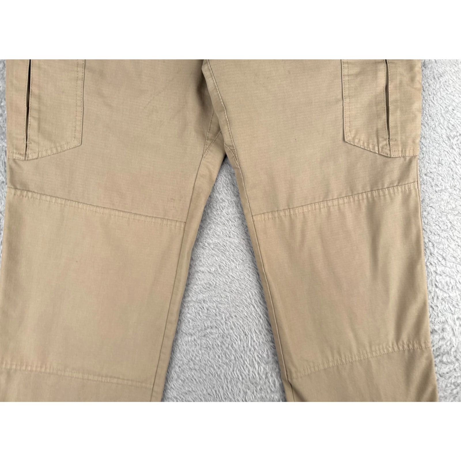 Vintage Tact Squad Cargo Pants Mens 30 Beige Cotton Blend Straight Leg 5-Pocket Workwear Size US 30 / EU 46 - 3 Thumbnail