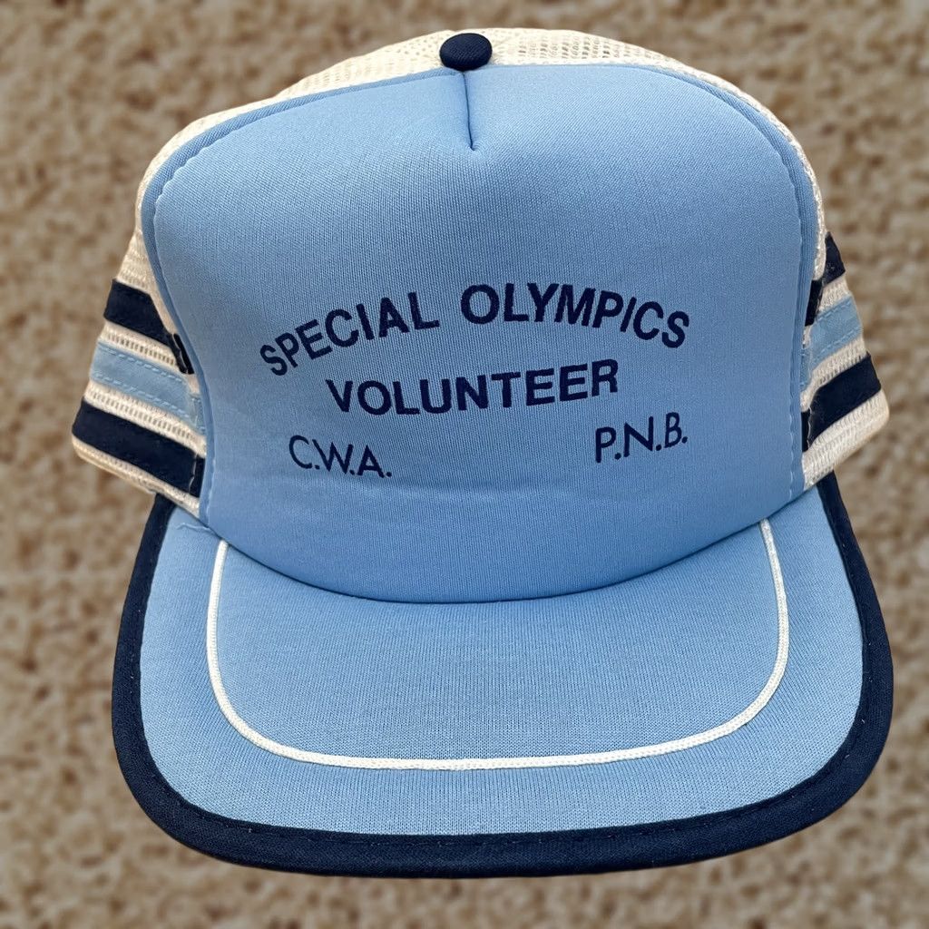 Vintage VINTAGE Special Olympics Hat Cap Snapback Blue Washington Adjustable 80s 90s Mens Size ONE SIZE - 1 Thumbnail