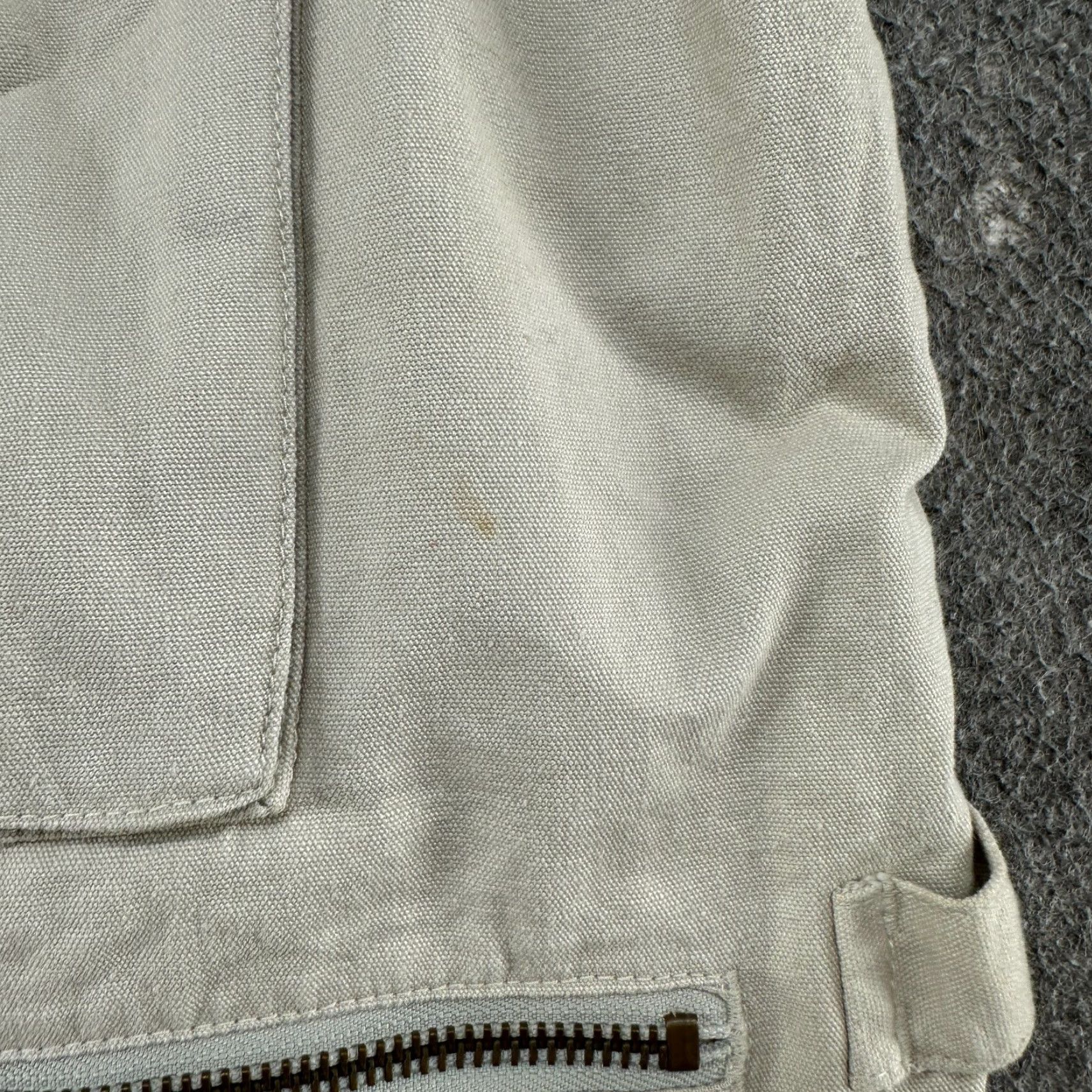 Eddie Bauer VINTAGE Eddie Bauer Vest Mens S Beige Canvas Utility Hunting 90s Outdoors Pockets Full Zip Size US S / EU 44-46 / 1 - 5 Thumbnail