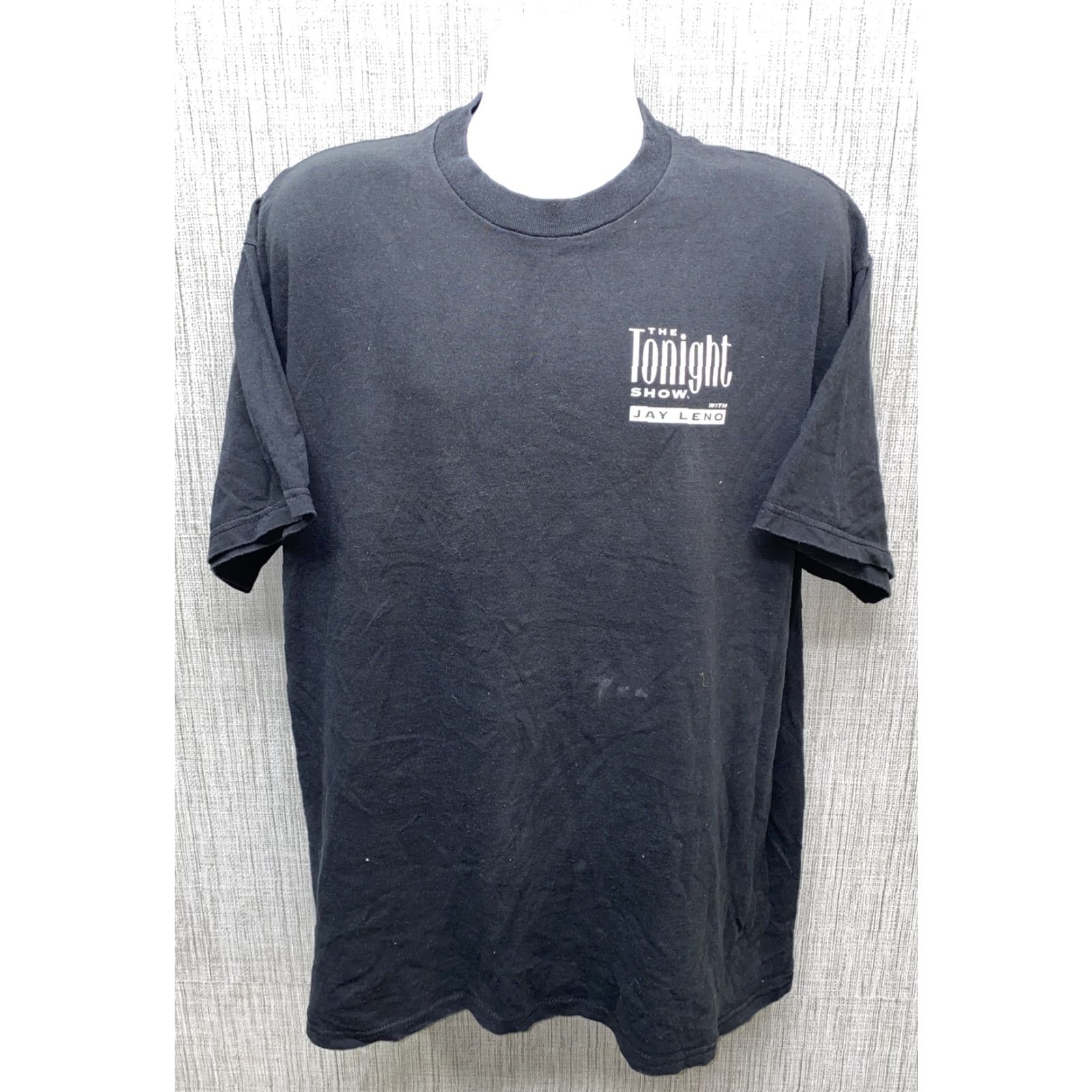 Vintage THE TONIGHT SHOW WITH JAY LENO T-Shirt Mens Black Size L 23.5 In Armpit Size US L / EU 52-54 / 3 - 2 Thumbnail