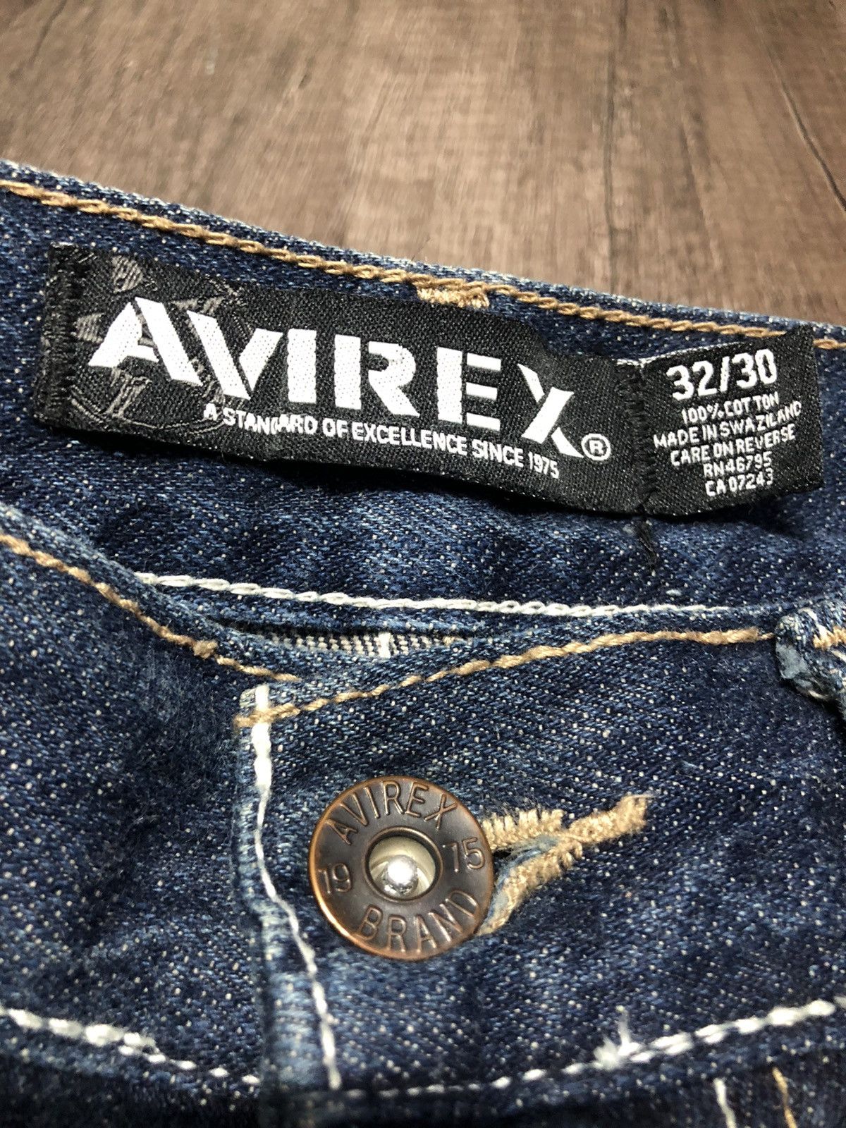 Avirex × Vintage Vintage Avirex Jeans Size US 34 / EU 50 - 7 Thumbnail