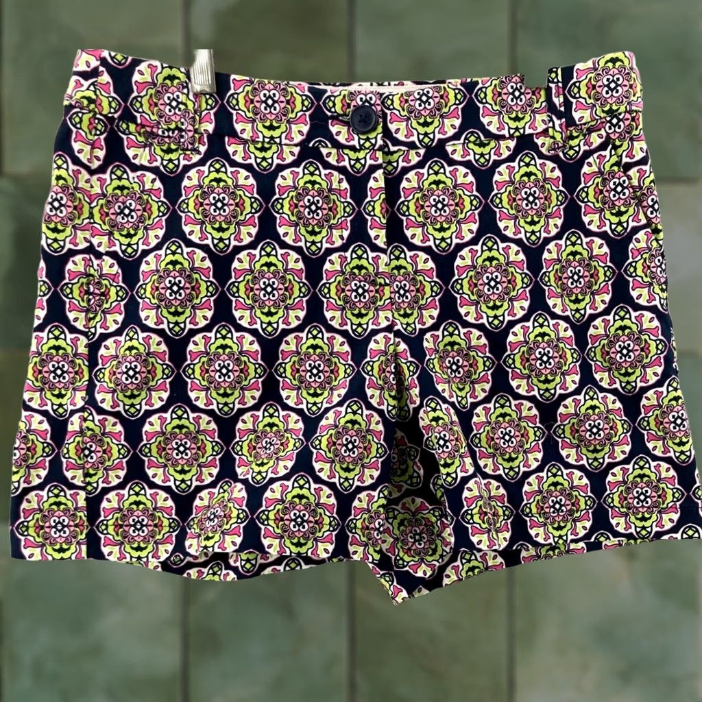 Vintage Crown And Ivy Shorts Womens 6 Paisley Design Size 28" / US 6 / IT 42 - 1 Thumbnail