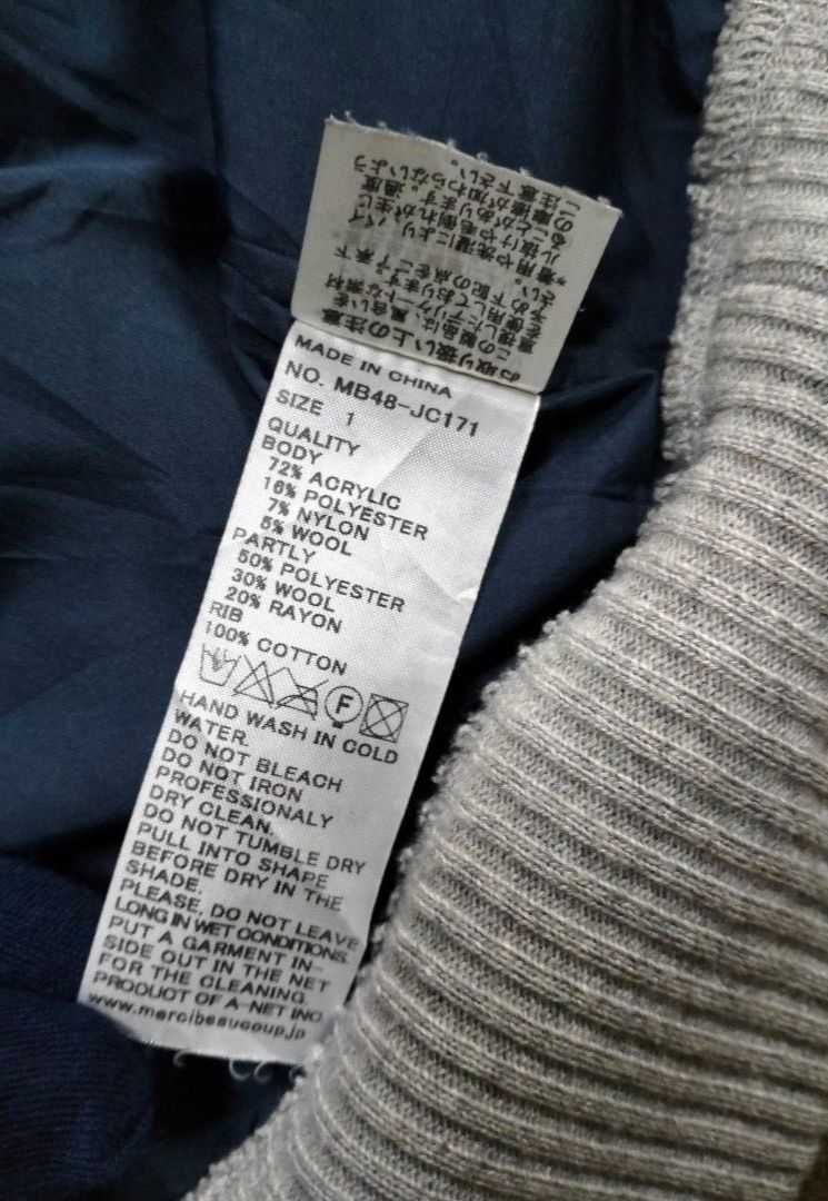 mercibeaucoup Mercibeaucoup Issey Miyake Hoddie Varsity Jacket Button Size US S / EU 44-46 / 1 - 7 Thumbnail