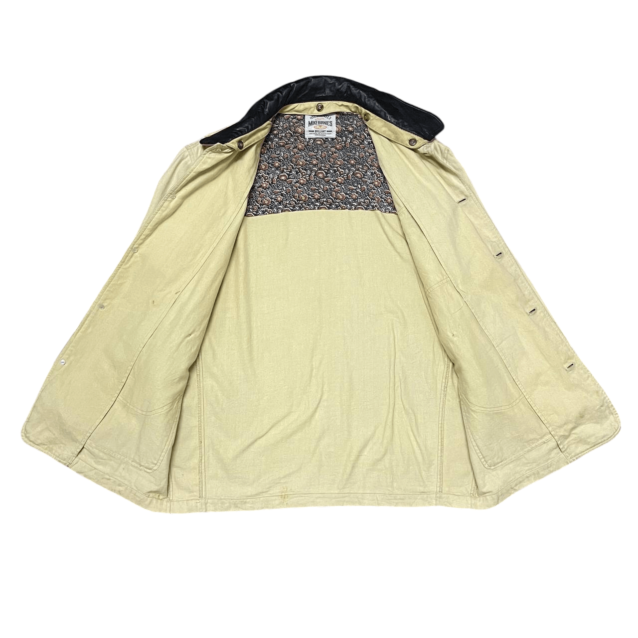 Japanese Brand Vintage Mike Birnies Hunting Jacket Leather Collar Size US L / EU 52-54 / 3 - 9 Thumbnail