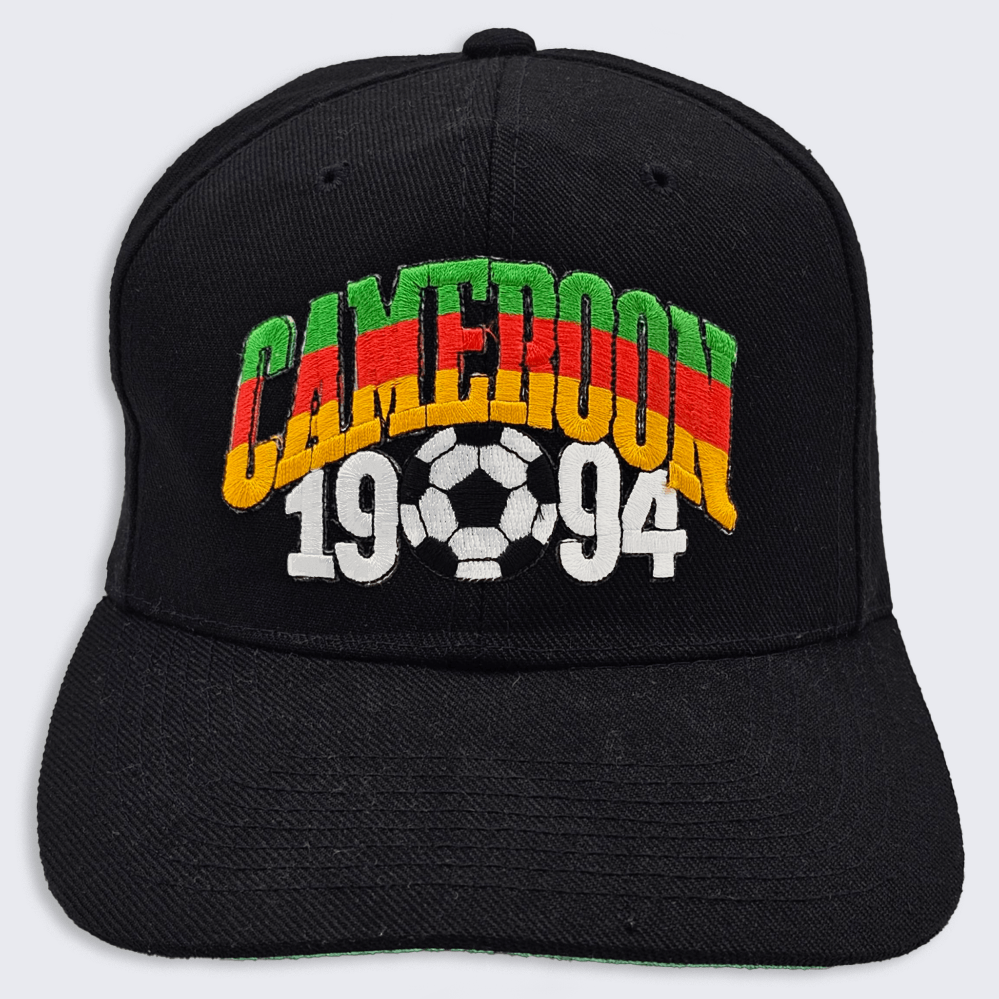 Vintage Cameroon Vintage 90s World Cup Soccer Snapback Hat Size ONE SIZE - 1 Thumbnail