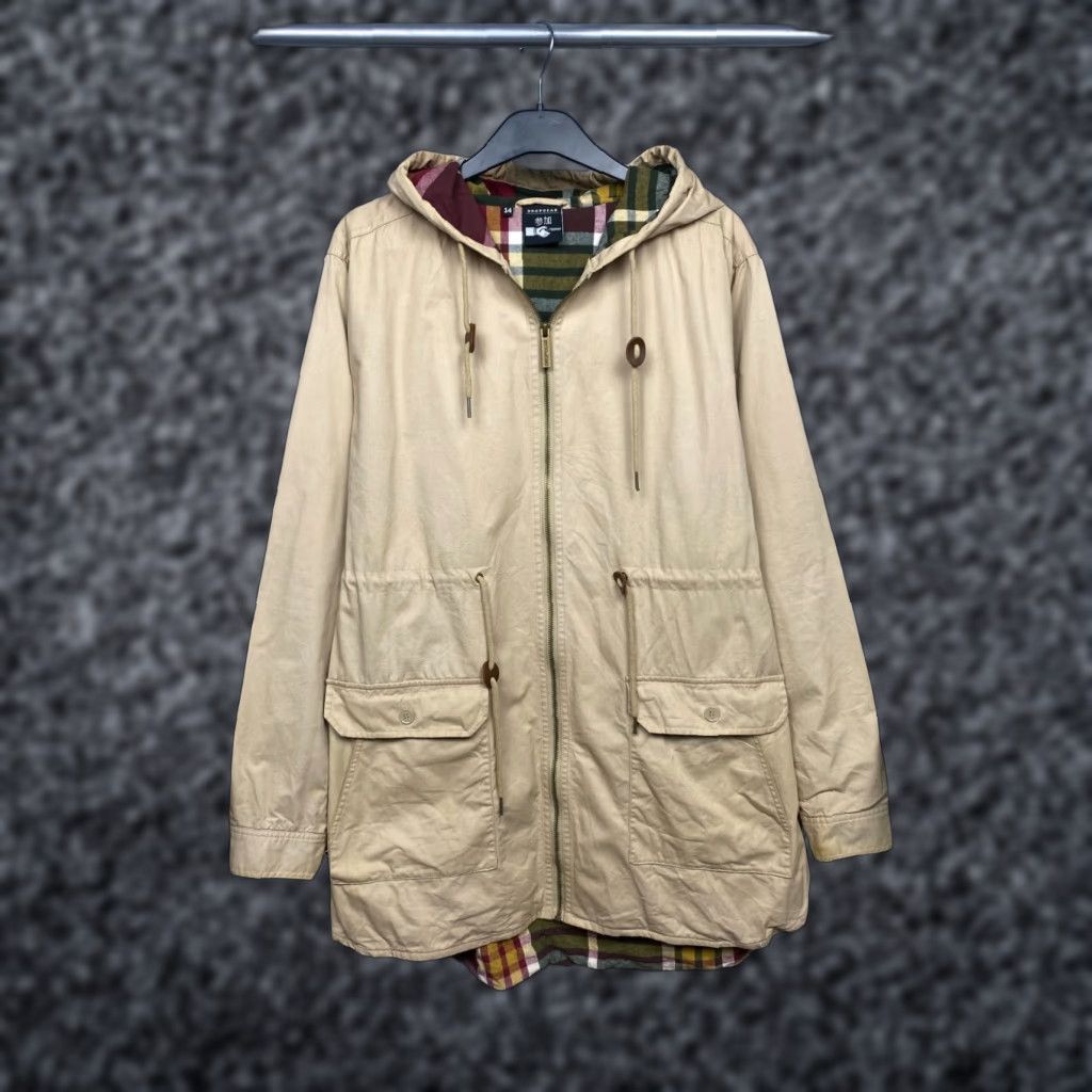 Vintage Drop Dead Parka Jacket Mens M Beige Cotton Solid Zip - Vintage? No - Regular Size Size US M / EU 48-50 / 2 - 1 Thumbnail
