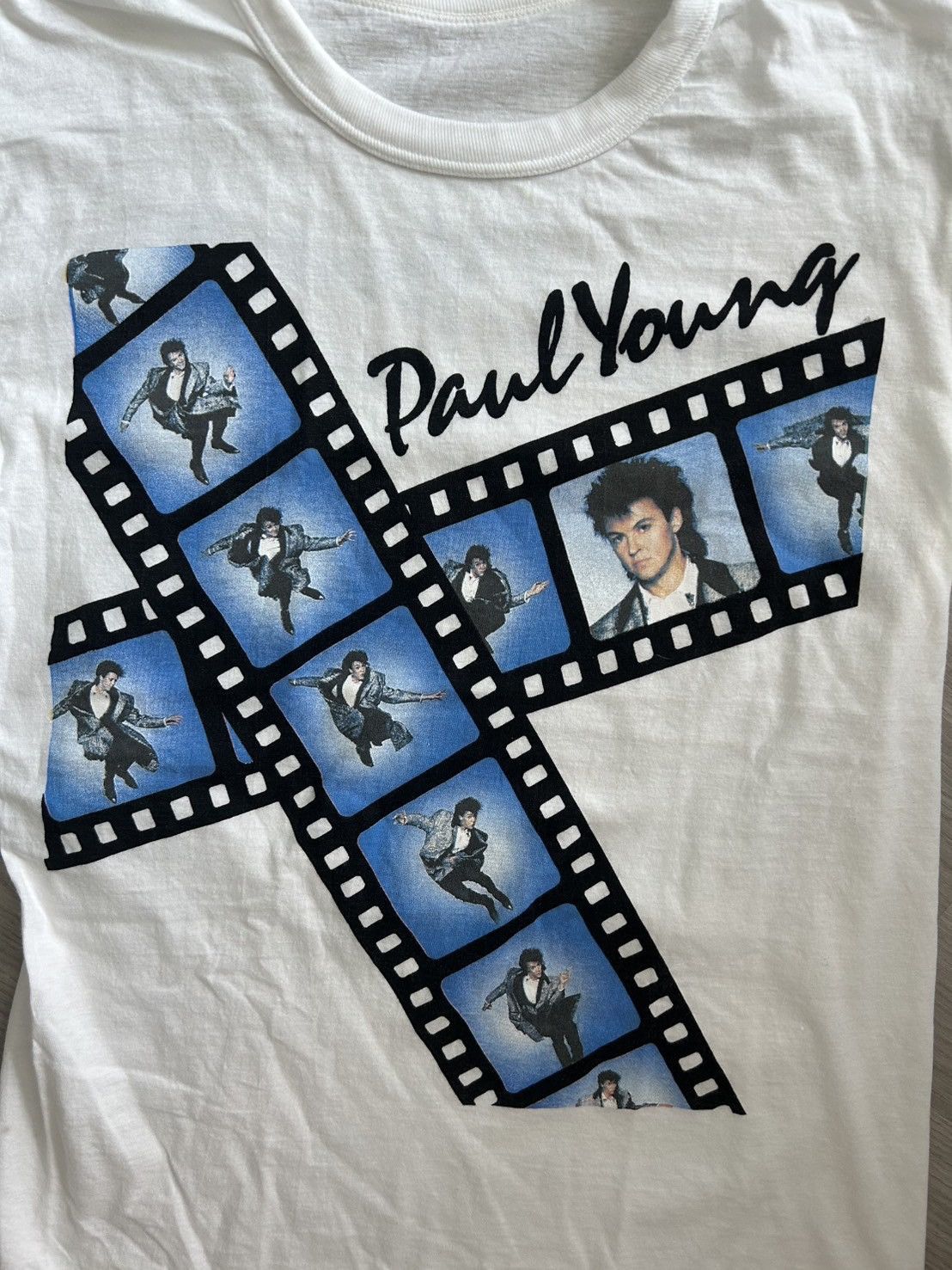 Vintage Paul Young Vintage T Shirt 80s Size US S / EU 44-46 / 1 - 4 Thumbnail