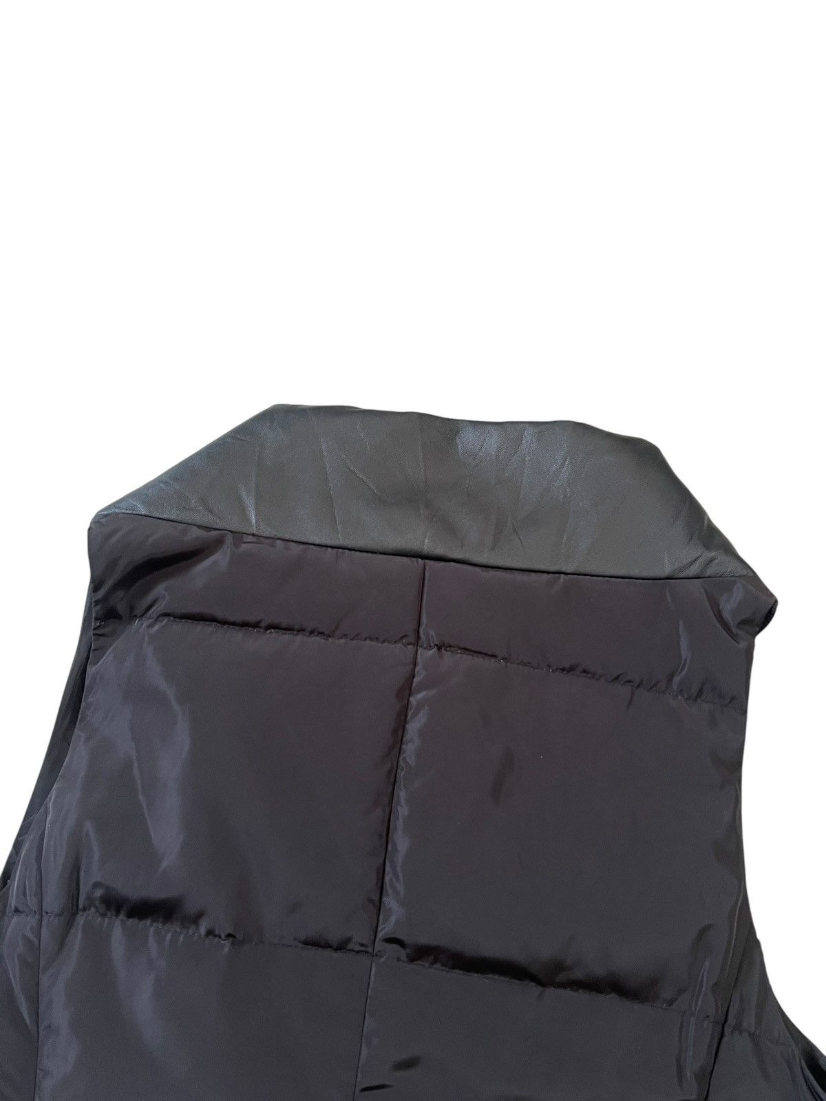 Issey Miyake Ritsuko Shirahama Hybrid Sheepskin Leather Asymmetrical Vest Size US S / EU 44-46 / 1 - 5 Thumbnail