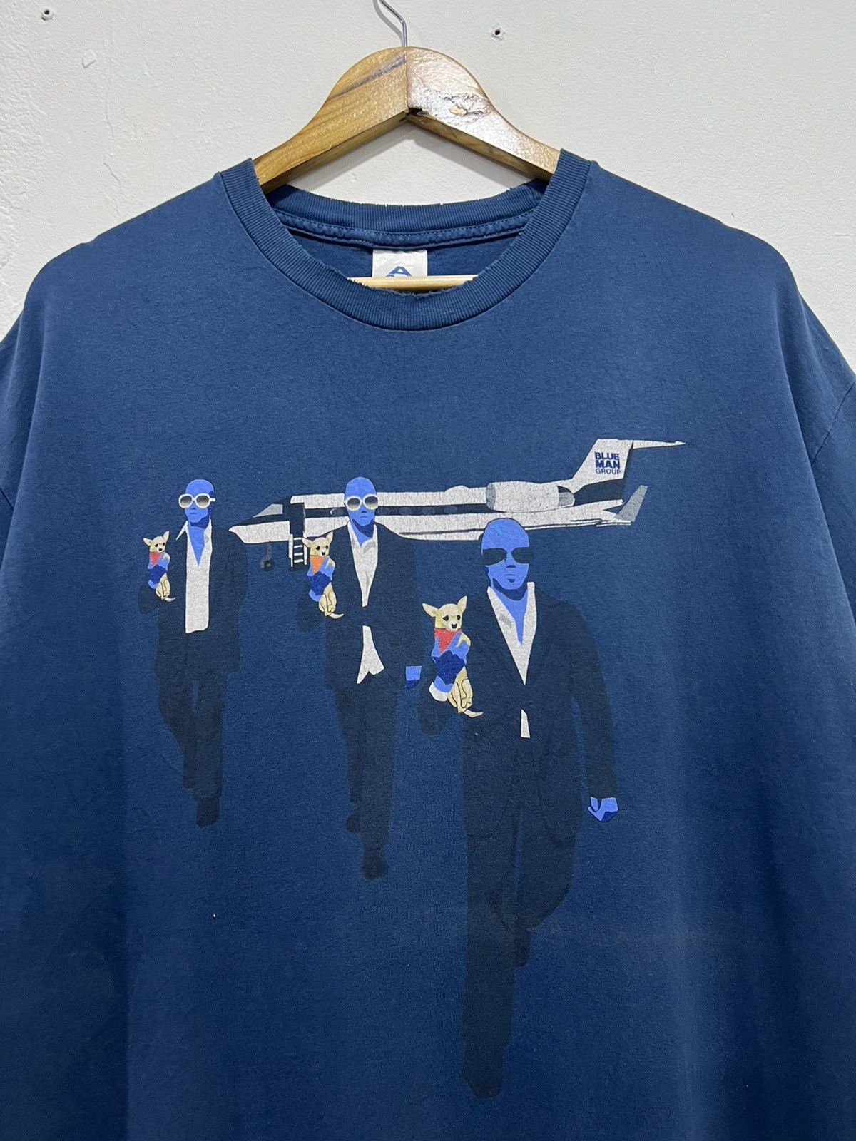 Band Tees × Vintage Vintage Blue Man Group Band Tour Tshirt Size US XL / EU 56 / 4 - 2 Thumbnail