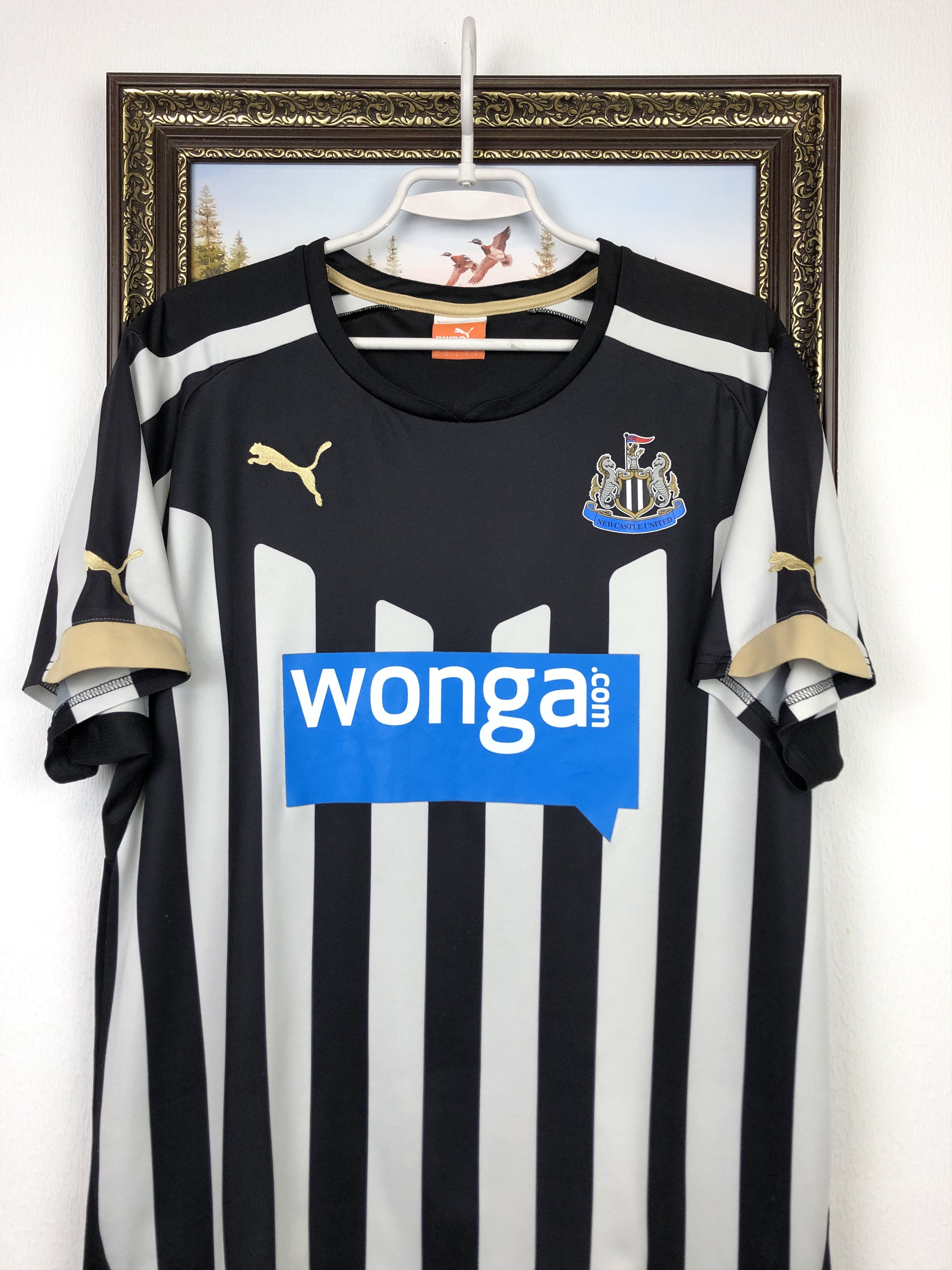 Other Newcastle United Home Football Shirt 2014 Soccer Jersey Size US L / EU 52-54 / 3 - 2 Thumbnail