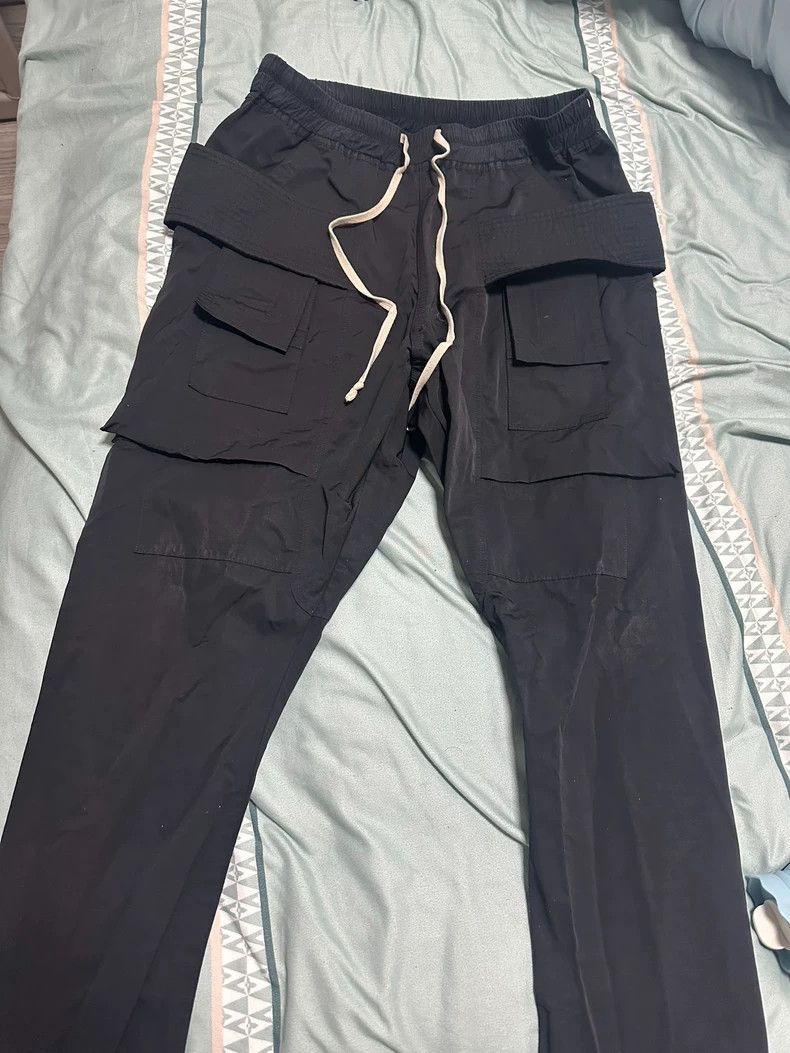 Rick Owens Rick Owens size xs Waxed work pants 2501-Nextarrow Size US 28 / EU 44 - 1 Thumbnail
