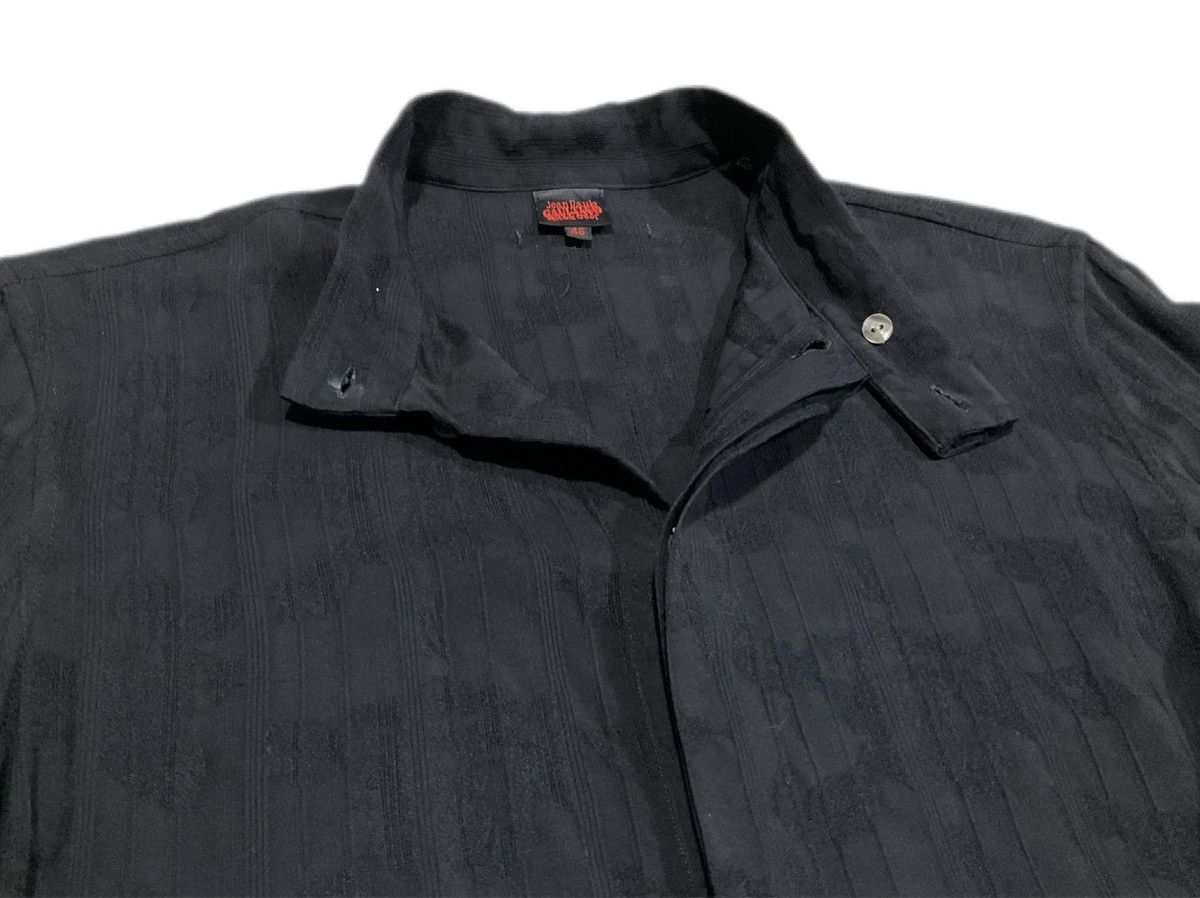 Jean Paul Gaultier 🔥Archived Vintage Jean Paul Gautier Shirt Rayon Textured Size US L / EU 52-54 / 3 - 8 Thumbnail