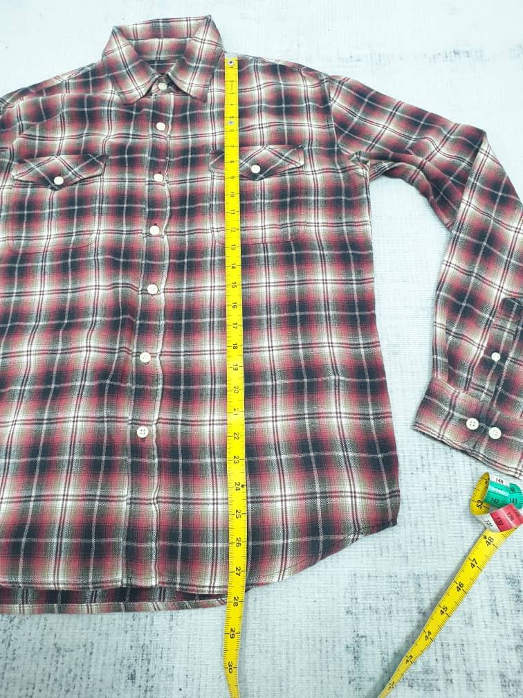 Japanese Brand Bicol bird checkered Japanese flannel shirt Size US M / EU 48-50 / 2 - 9 Thumbnail