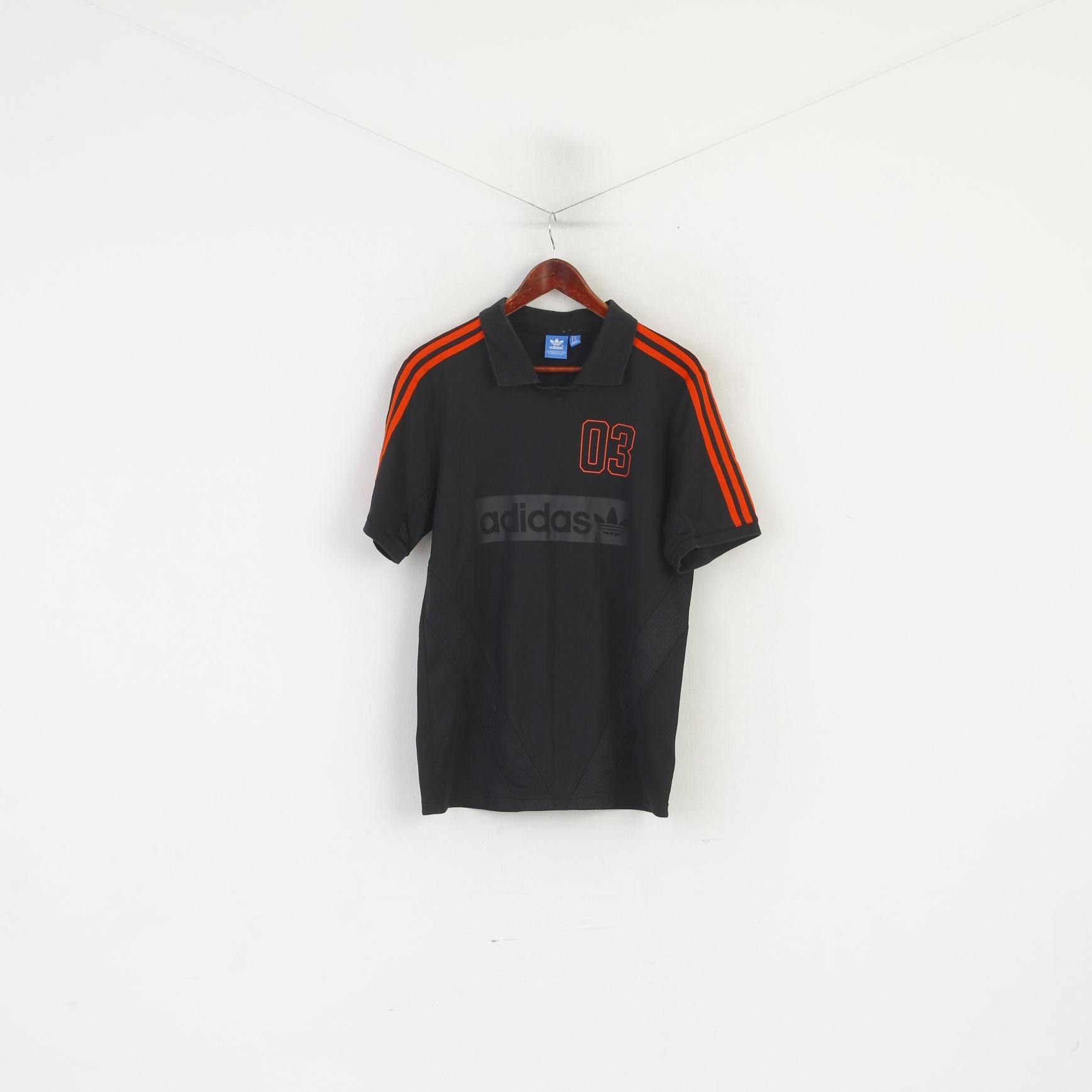 Adidas Adidas Men M Polo Shirt Black Sportswear 6260 Size US M / EU 48-50 / 2 - 2 Thumbnail