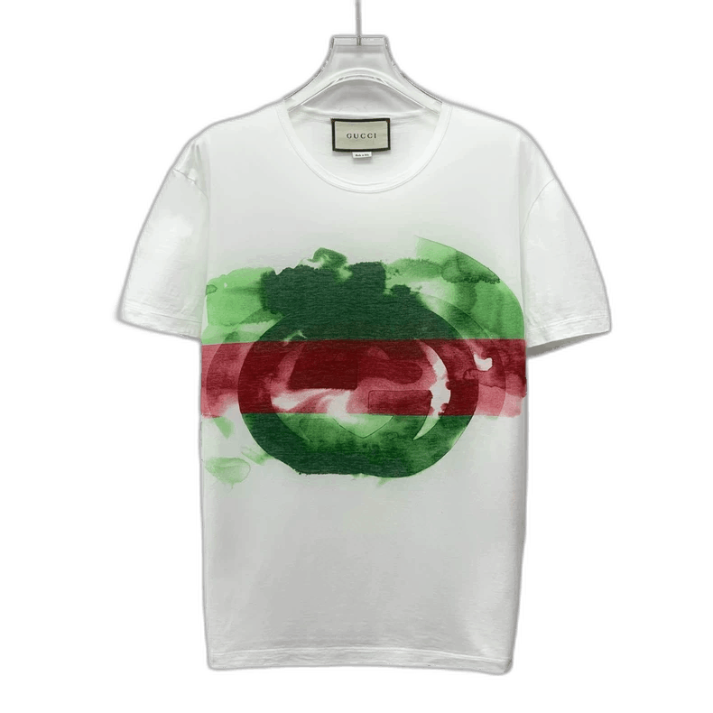 Gucci Gucci White Ink Splash Short Sleeve TShirt-2506 Size US S / EU 44-46 / 1 - 1 Thumbnail