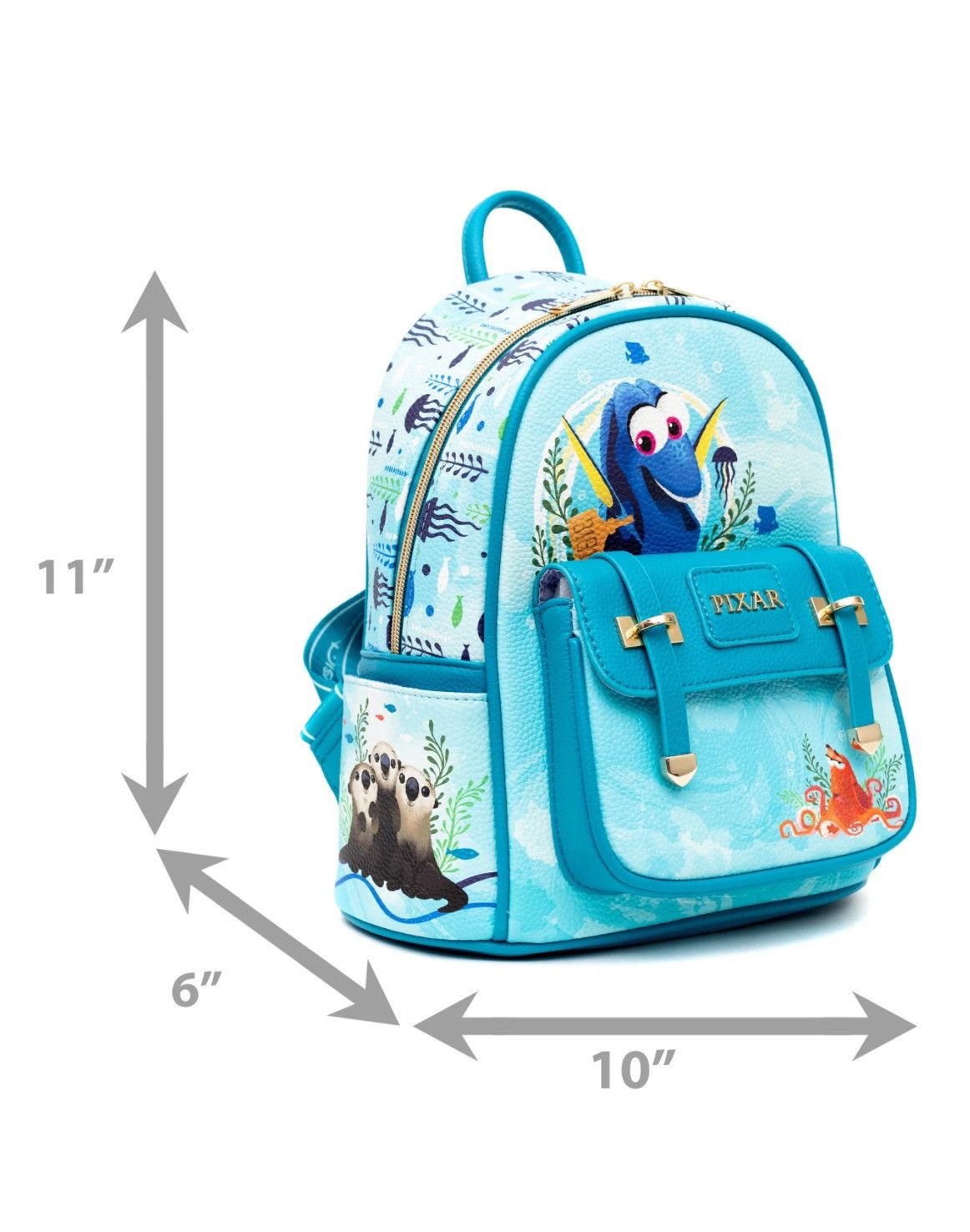 Disney Wondapop Finding Dory Leather Backpack Size ONE SIZE - 3 Thumbnail