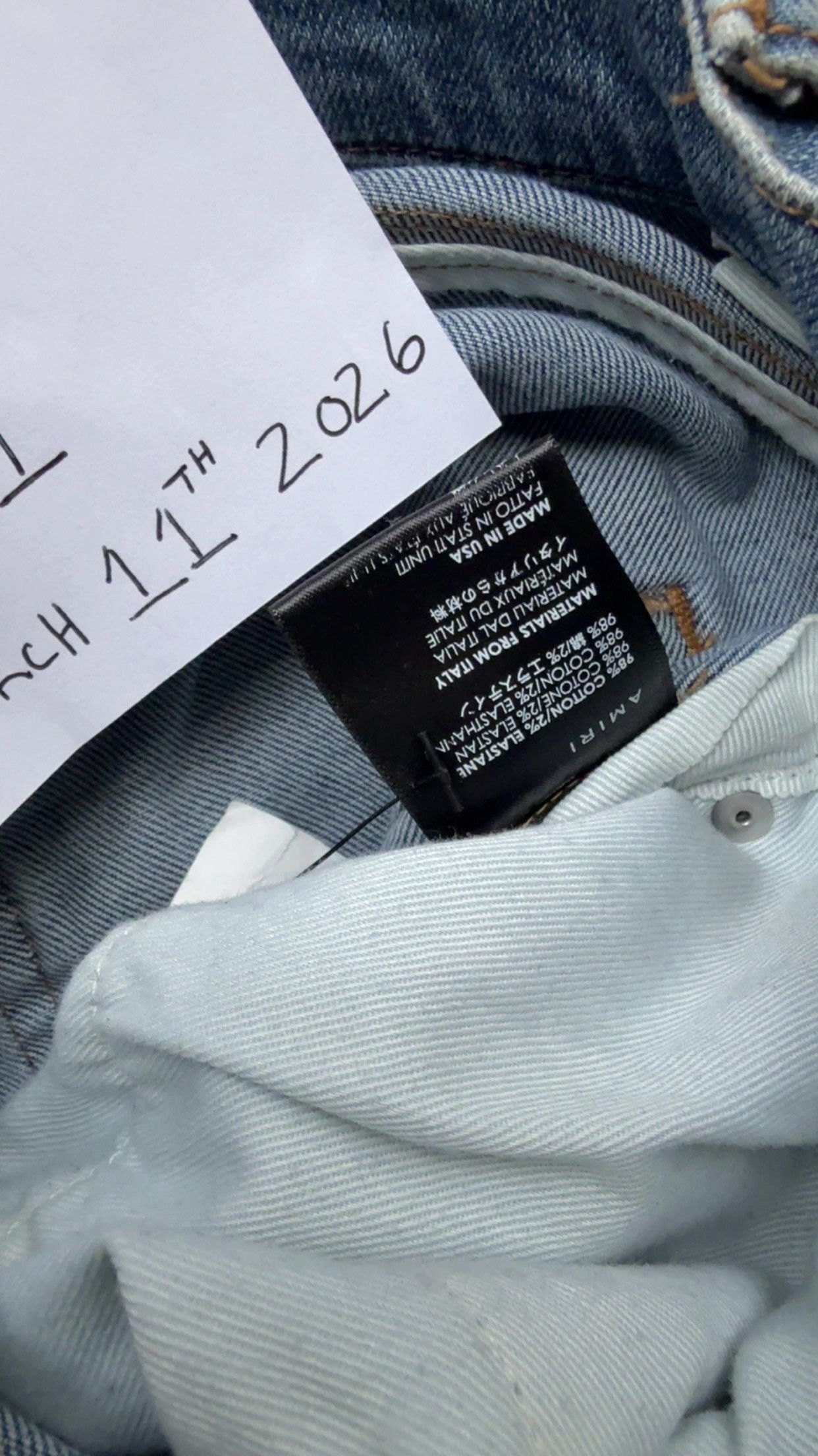 Amiri Amiri Jeans Size US 30 / EU 46 - 4 Thumbnail