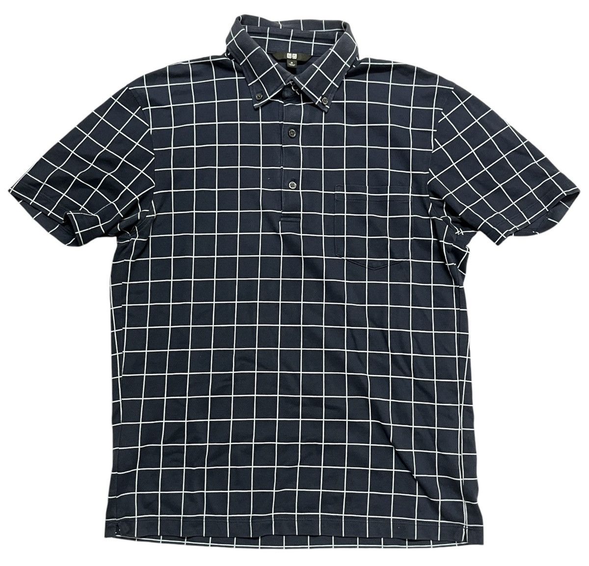 Designer × Japanese Brand × Uniqlo Uniqlo Grid Polo Shirt Size US S / EU 44-46 / 1 - 1 Thumbnail