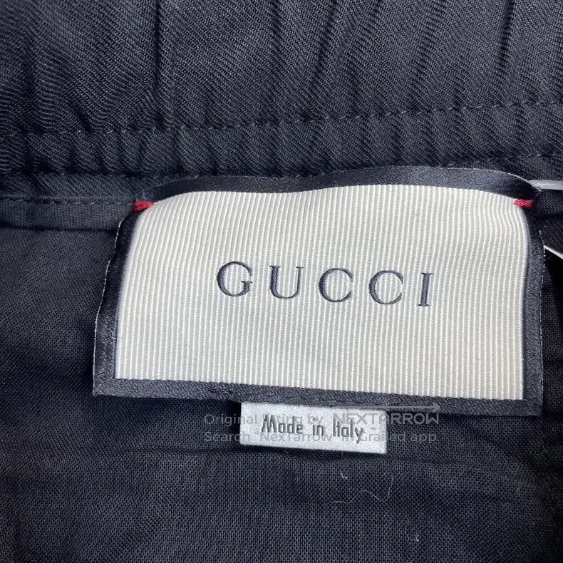 Gucci Gucci Black, red and blue striped casual pants Size US 28 / EU 44 - 3 Thumbnail