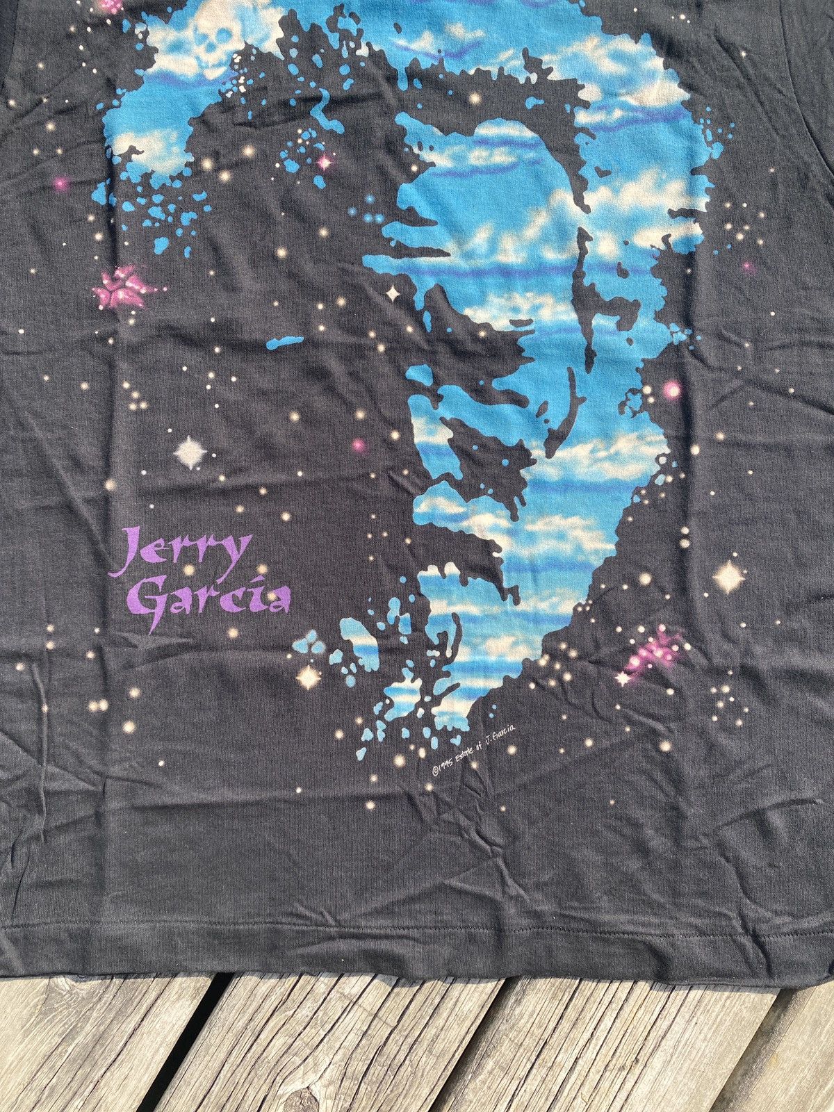 Band Tees × Liquid Blue × Vintage 1995 Jerry Garcia tribute shirt sz L Size US L / EU 52-54 / 3 - 2 Thumbnail