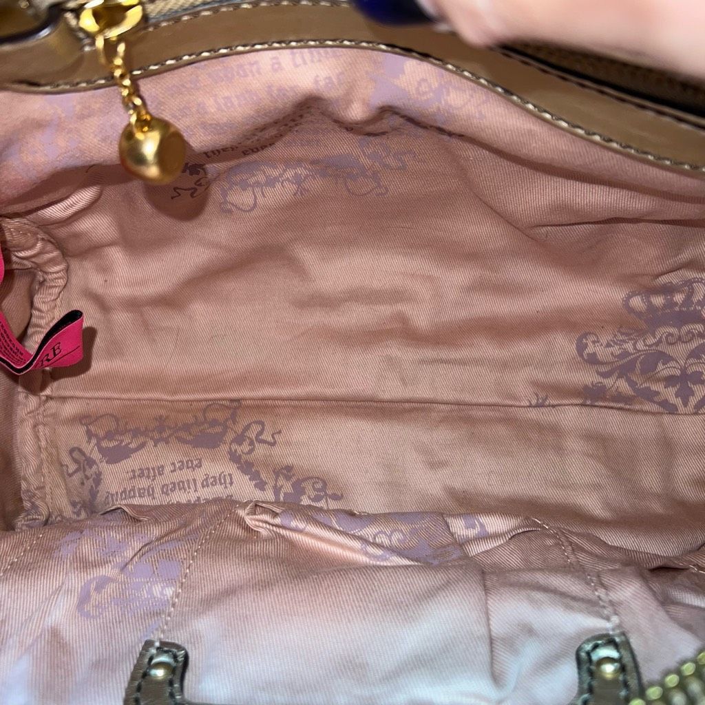 Juicy Couture Juicy Couture Vintage Metallic and Jeweled Leather Bag Size ONE SIZE - 15 Thumbnail