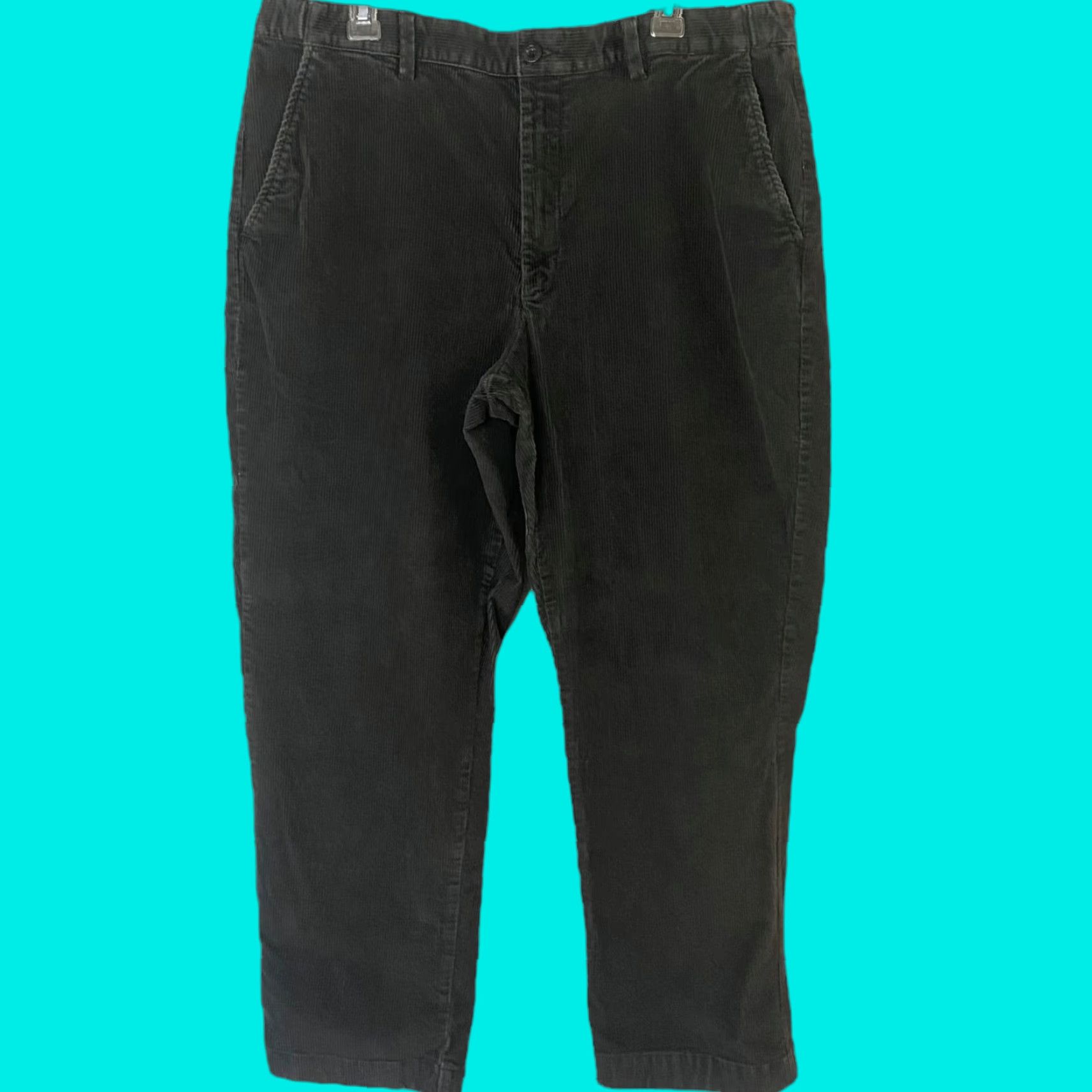 Vintage VINTAGE L.L. Bean Men's Corduroy Pants Flat Front Stretch Casual Waist 38X30 Gray Size US 38 / EU 54 - 1 Thumbnail