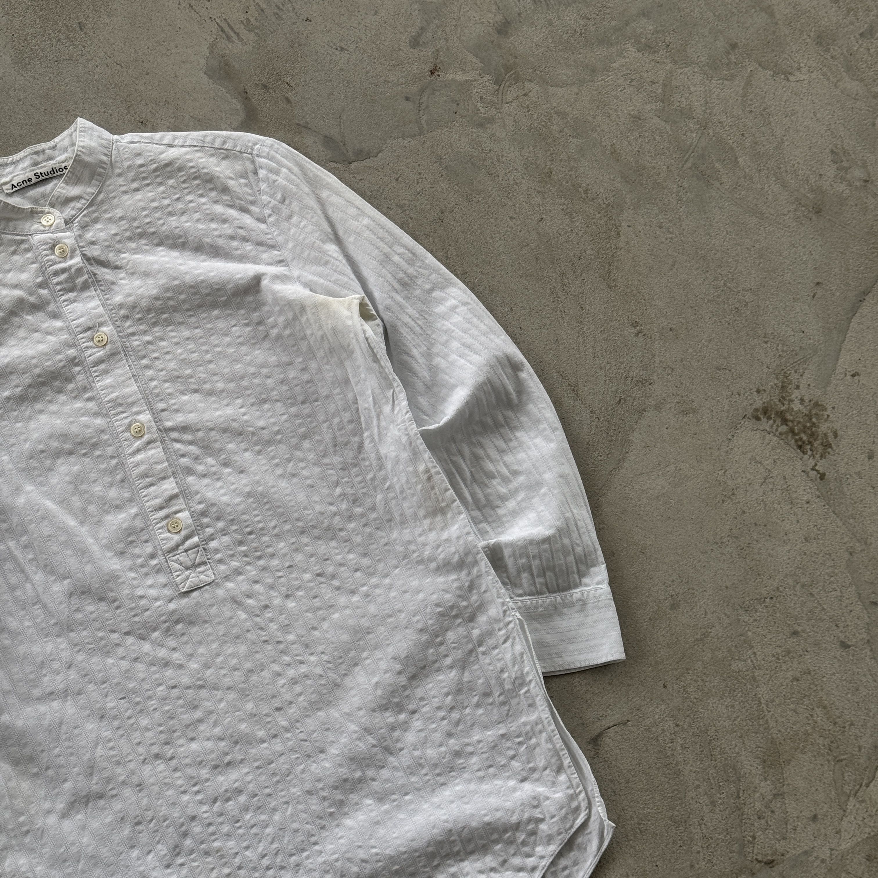 Acne Studios Vintage 90s Acne Studios Half Button Ups Shirt Size S / US 4 / IT 40 - 2 Thumbnail