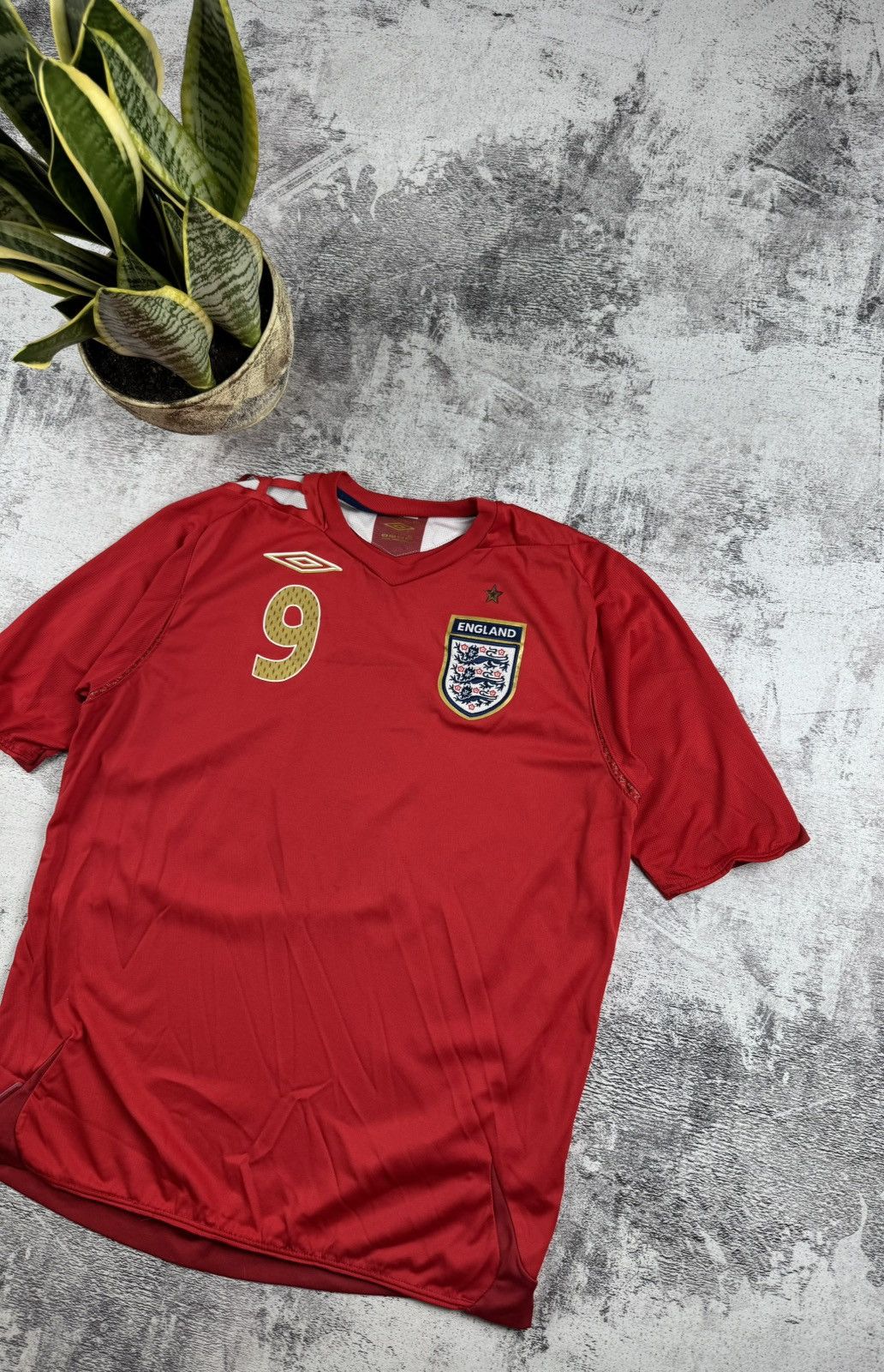 Umbro Vintage Umbro England 2006/2008 Wayne Rooney Shirt Jersey Size US L / EU 52-54 / 3 - 5 Thumbnail