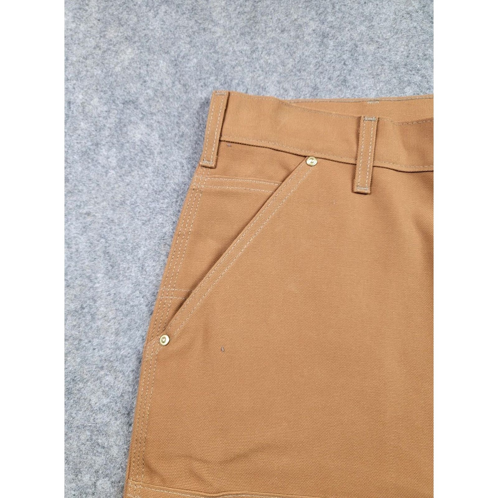 Carhartt Carhartt Pants Mens 40x34 Brown Loose Fit Double Front Utility Work USA Size US 40 / EU 56 - 2 Thumbnail