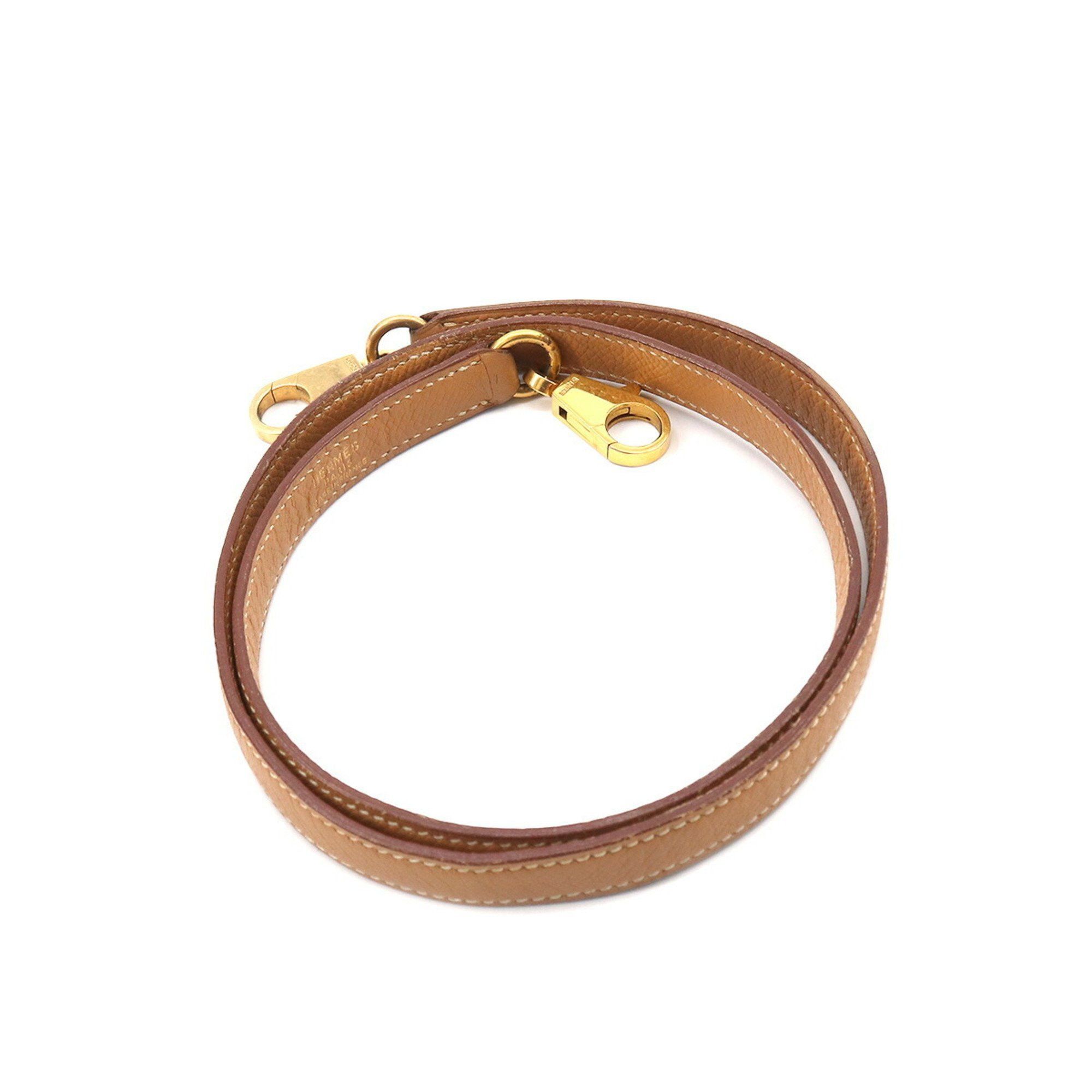 image of Hermes Kelly Bolide Shoulder Strap Kushbel Epson Natural Brown Accessory, Women's
