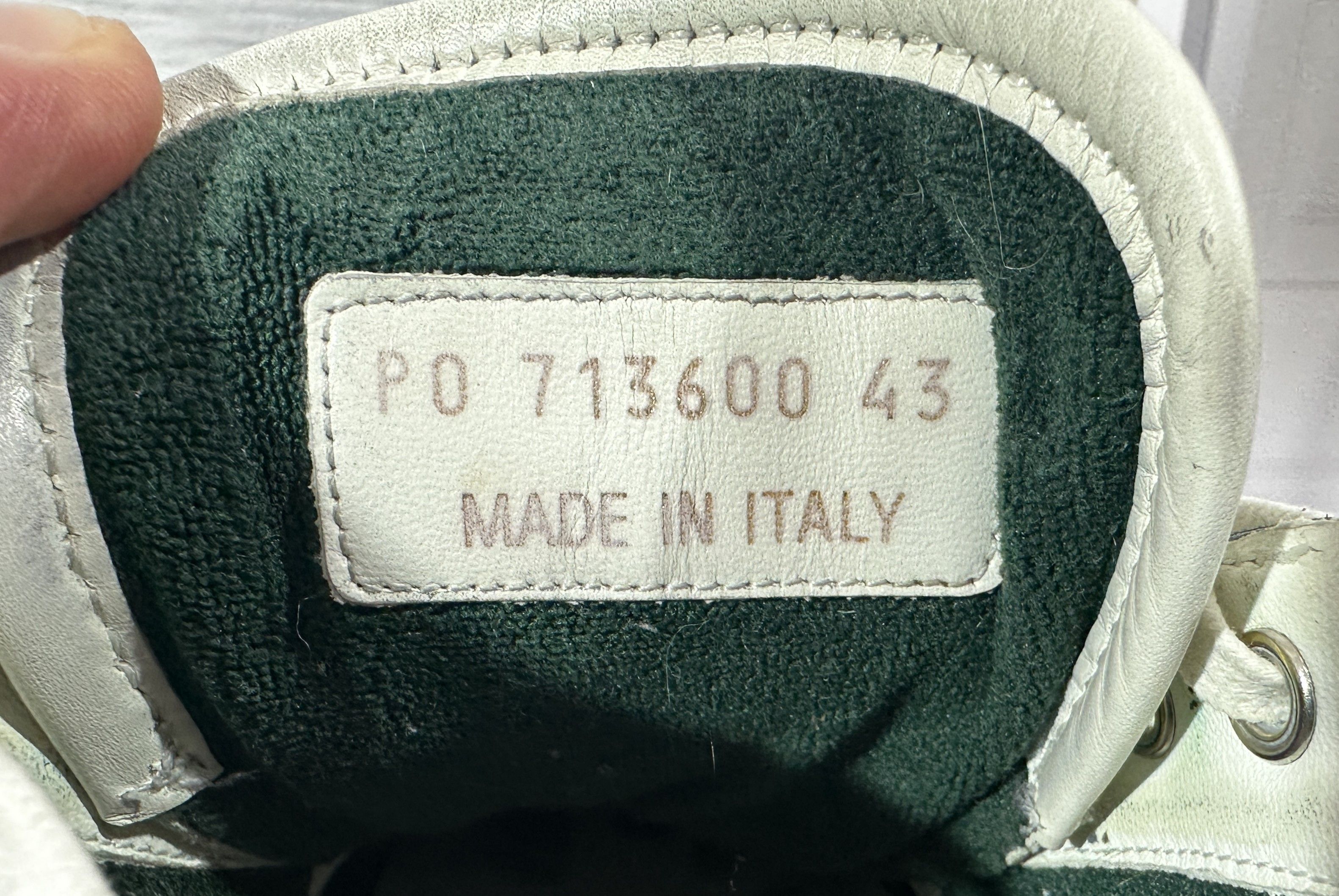 Yves Saint Laurent SAINT LAURENT SL/61 Low-Top Leather Sneakers Made In Italy Size US 10 / EU 43 - 23 Thumbnail