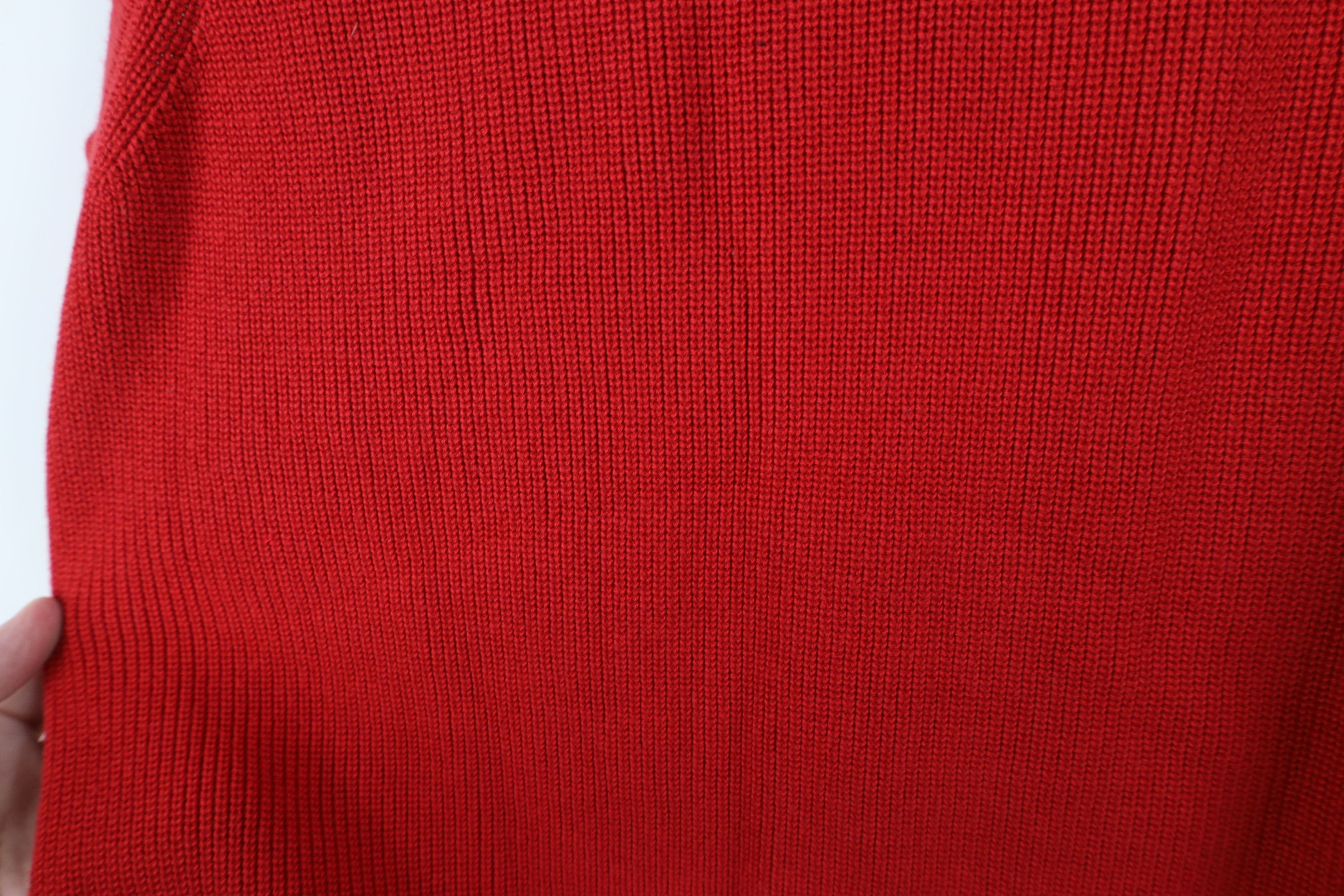 Tommy Hilfiger Vintage 90s Tommy Hilfiger Ribbed Knit V-Neck Sweater Vest Size US XL / EU 56 / 4 - 7 Thumbnail